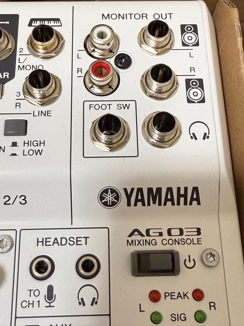 美品 匿名発送 YAMAHA AG03 オーディオインターフェイス