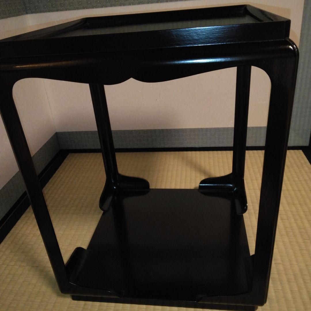 高麗卓 真塗 木製 茶道具