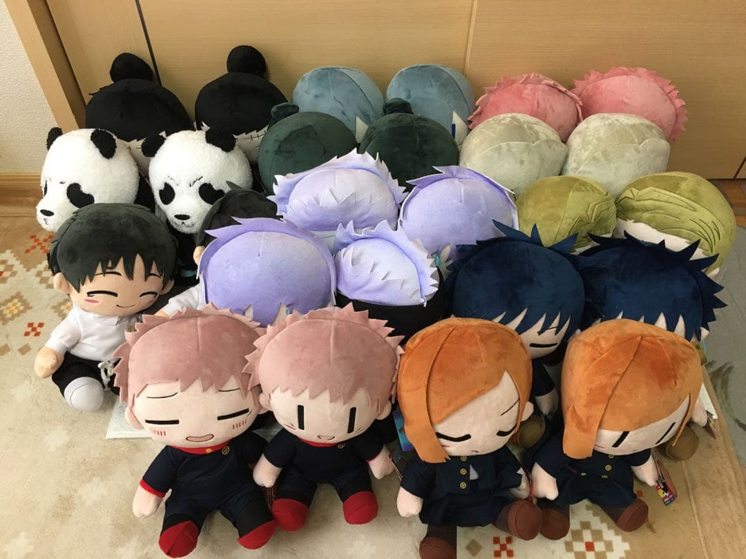 呪術廻戦　BIGぬいぐるみ　bigぬいぐるみ　プライズ　クレーンゲーム　タグ