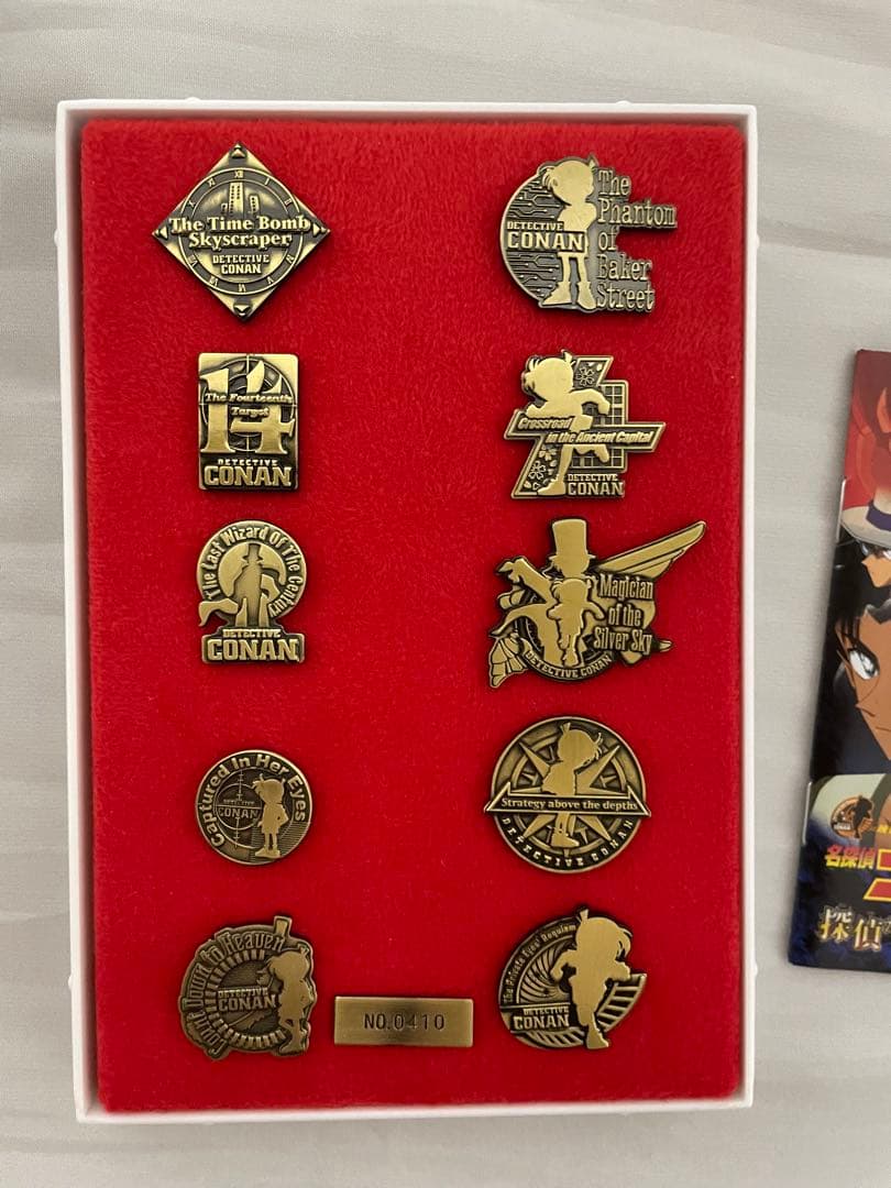 探偵コナン　10周年記念　ピンズセット