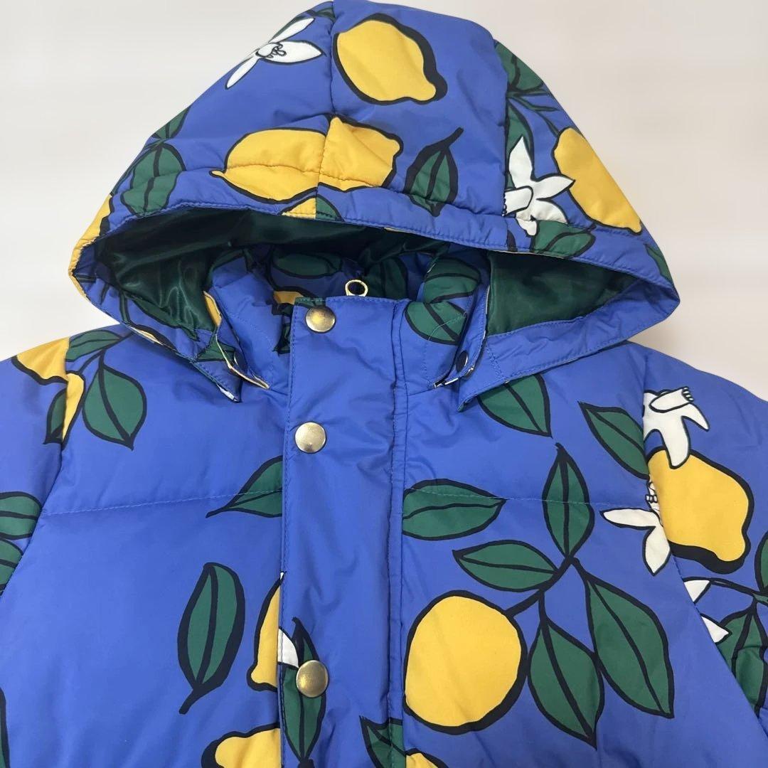 mini rodiniレモン柄中綿コート 92-98センチ