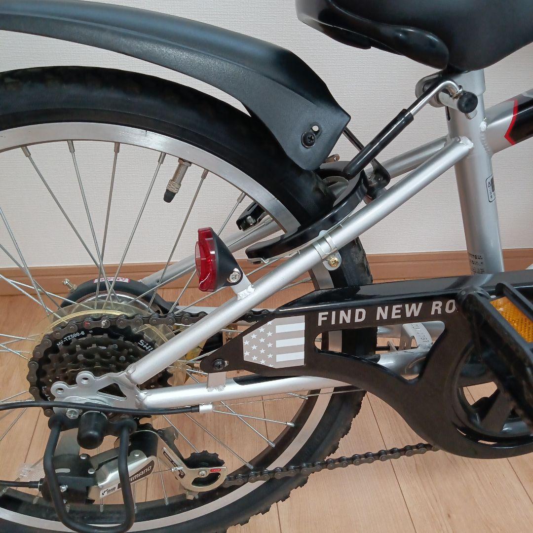 綺麗です。シボレーCHEVROLET キッズ自転車 シルバー20インチ