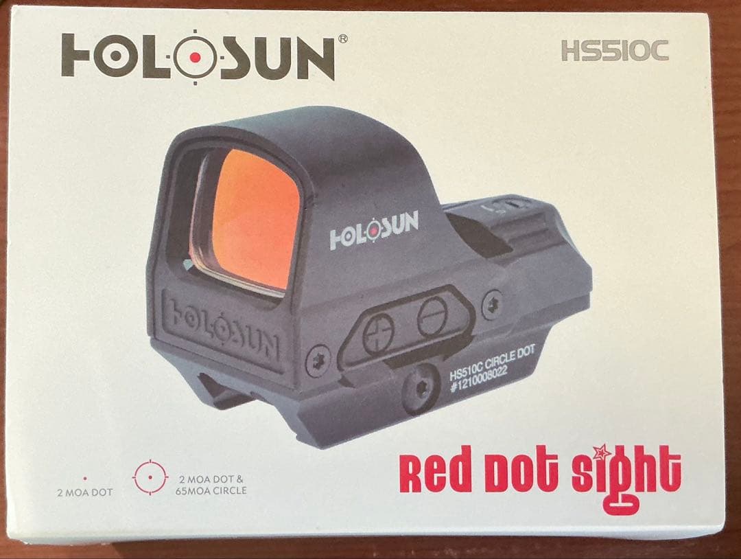 HOLOSUN HS510C ドットサイト ホロサイト　実物