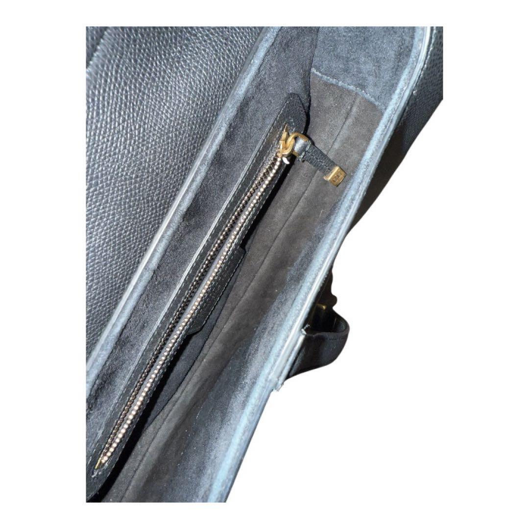 美品DIOR Saddle バッグ ミディアムグレインドカーフスキン　ブラック