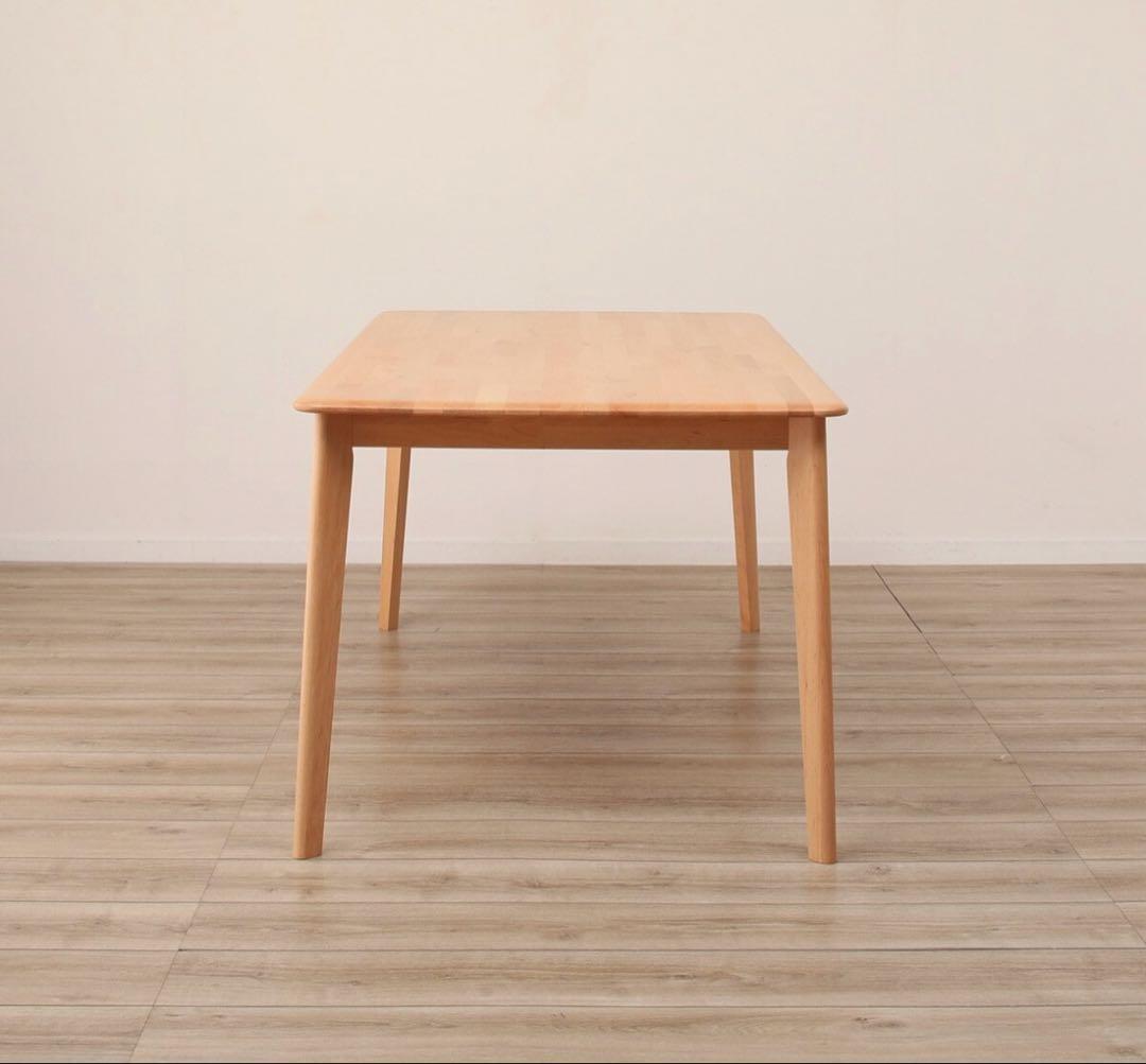 ニトリ　ダイニングテーブル　Nコレクション　T-01 165 ナチュラル