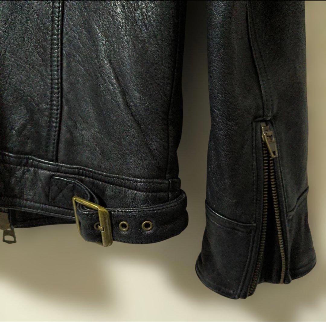 JACKROSE★本革ゴートレザー【山羊革】ライダースジャケット/3