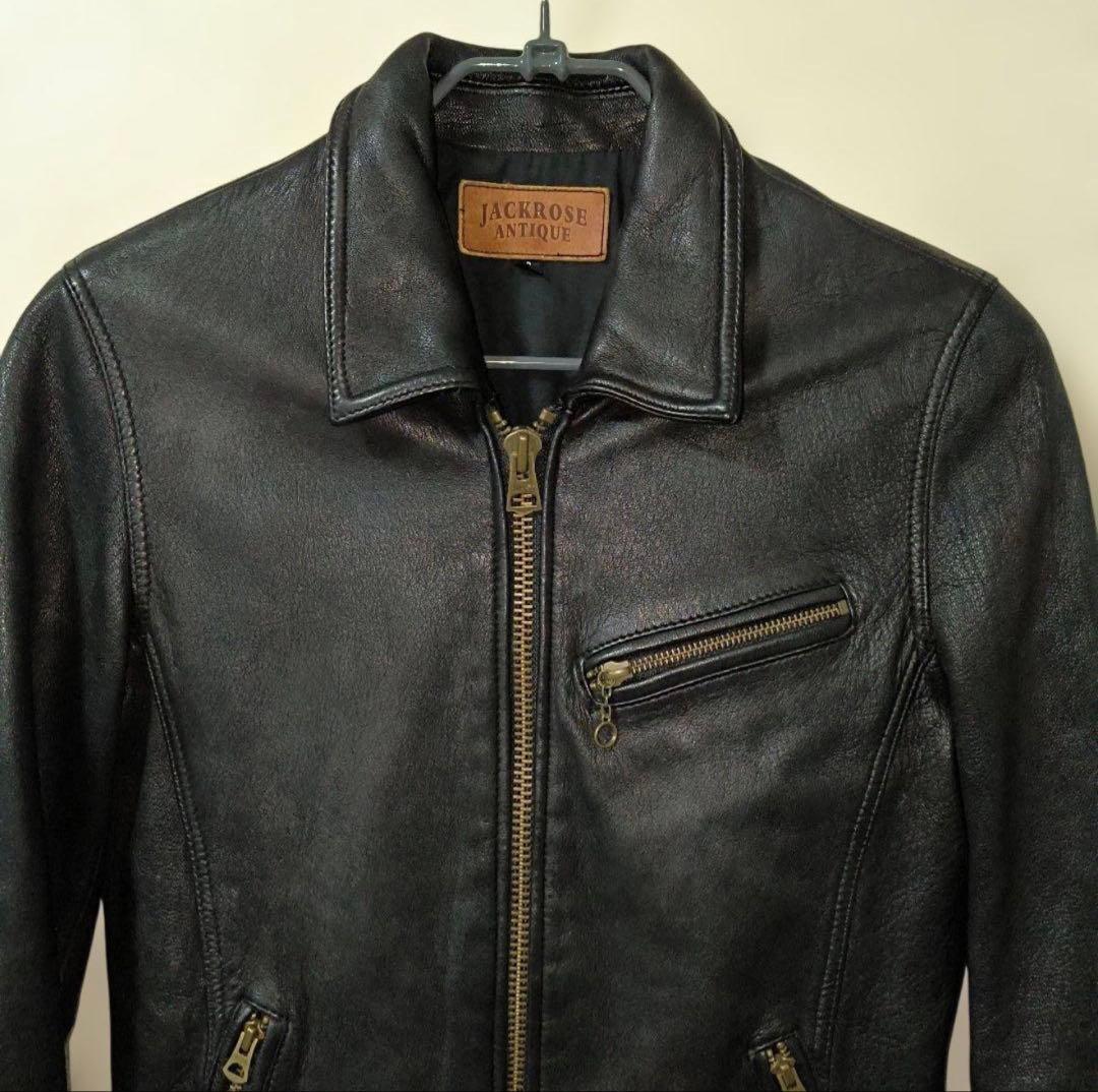JACKROSE★本革ゴートレザー【山羊革】ライダースジャケット/3