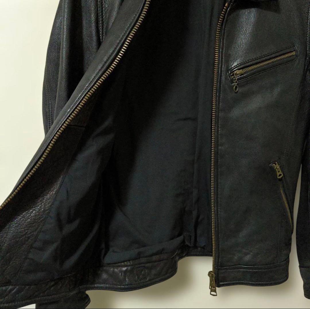 JACKROSE★本革ゴートレザー【山羊革】ライダースジャケット/3