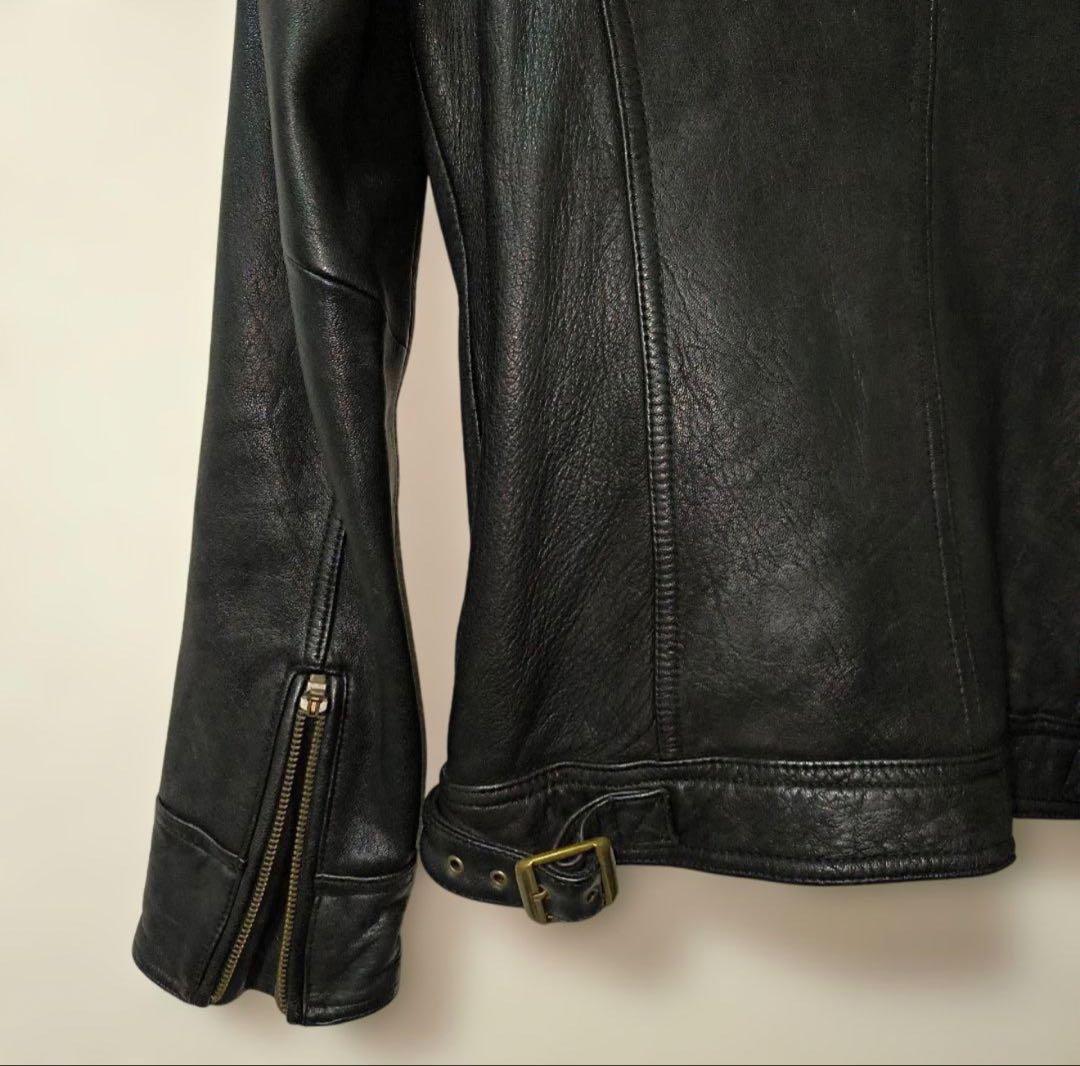 JACKROSE★本革ゴートレザー【山羊革】ライダースジャケット/3