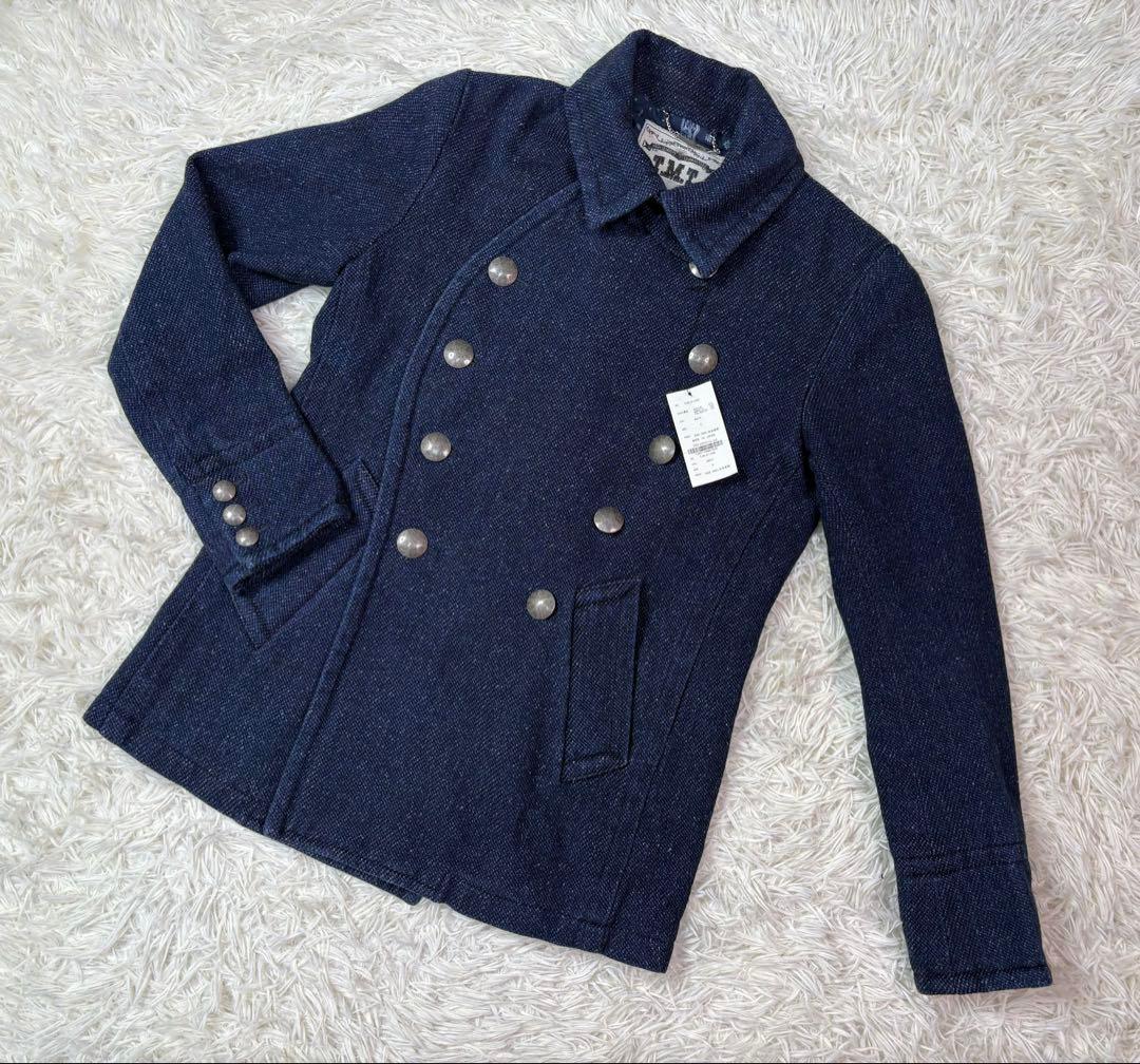 【新品】TMT INDIGO TWEED IMMIGRANT COAT S