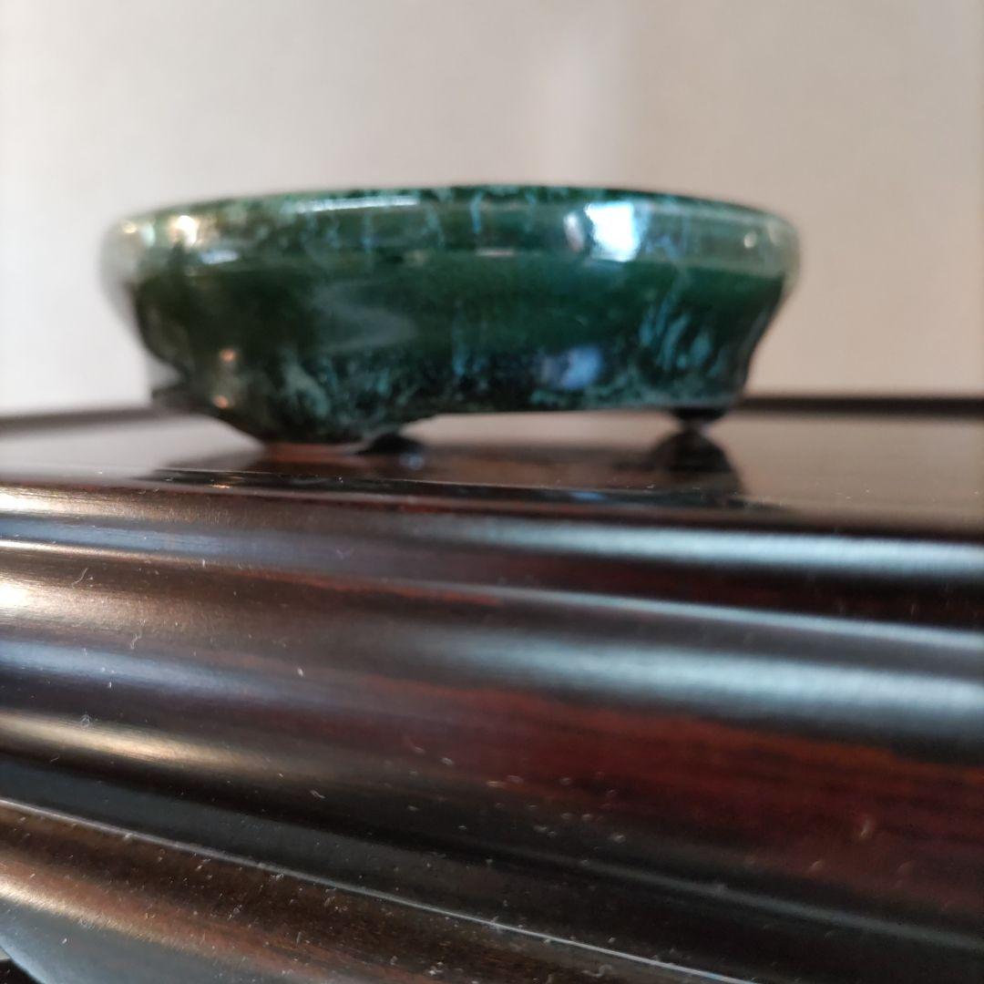 義村秀峰の豆鉢、未使用鉢、常滑焼、盆栽鉢、皿鉢、植木鉢、ミニ盆栽鉢、小品盆栽鉢