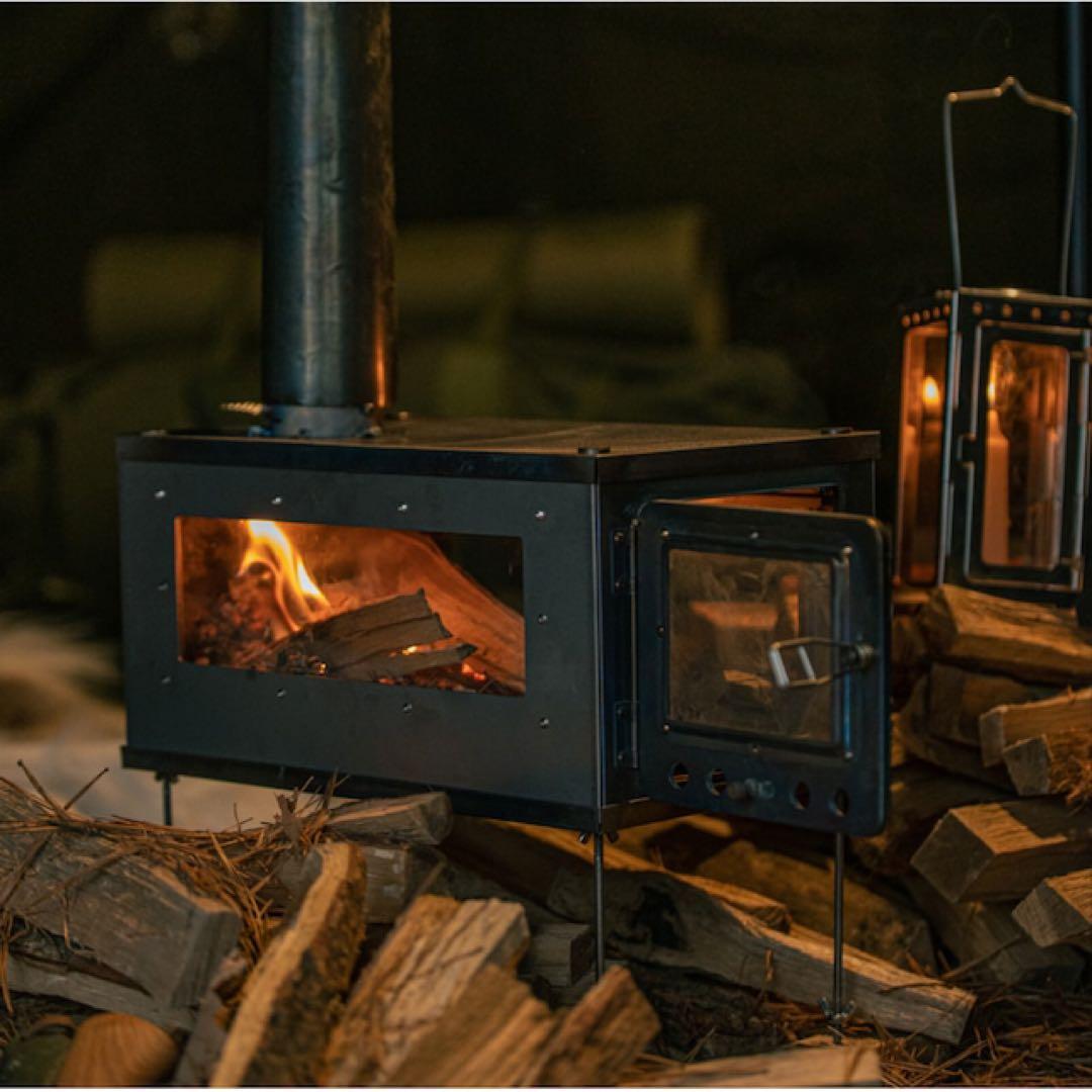 【収納ケース付】WILD WILD WEST チタン 薪ストーブ