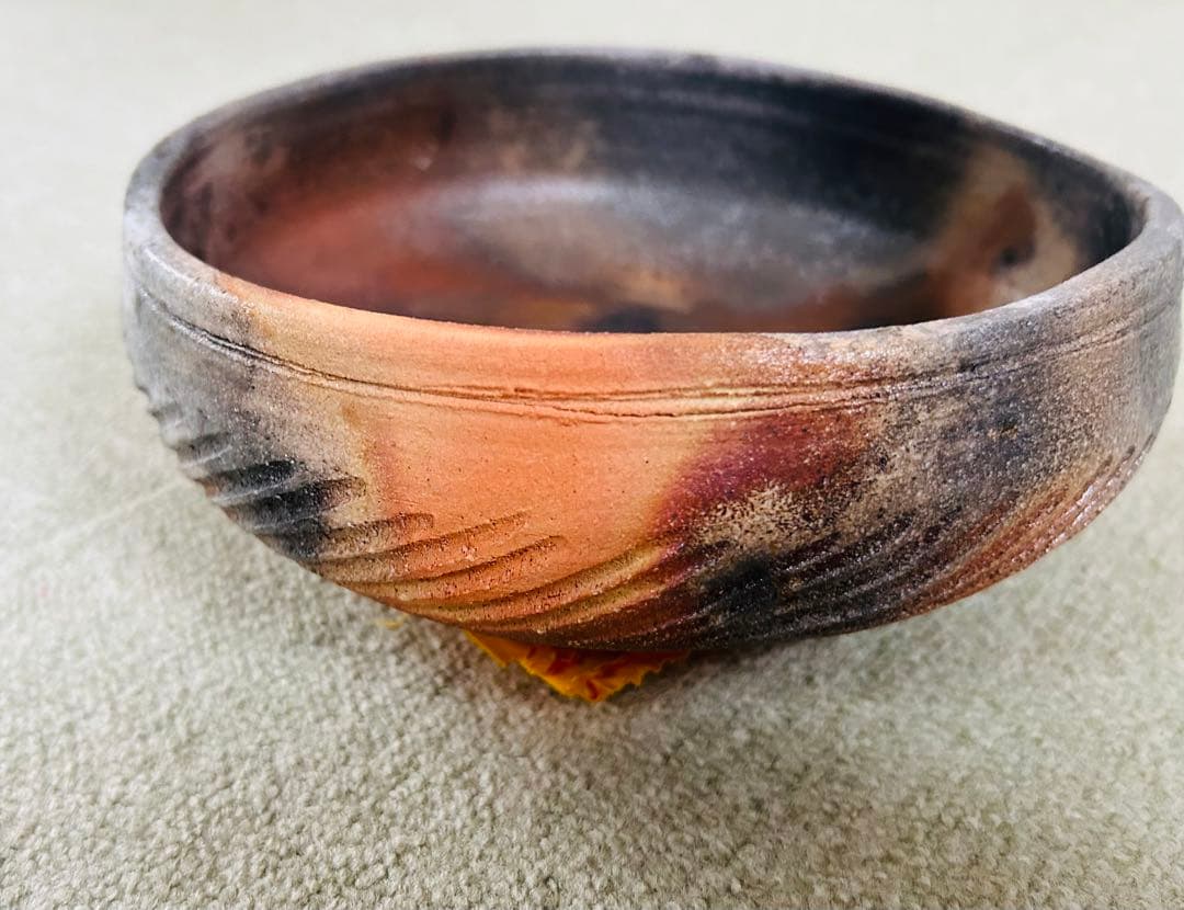 未使用品　佐々木昭楽　灰器　焼〆　茶道　表千家