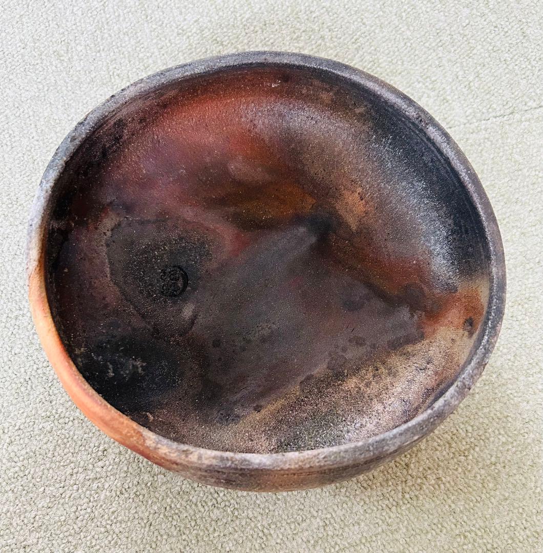 未使用品　佐々木昭楽　灰器　焼〆　茶道　表千家