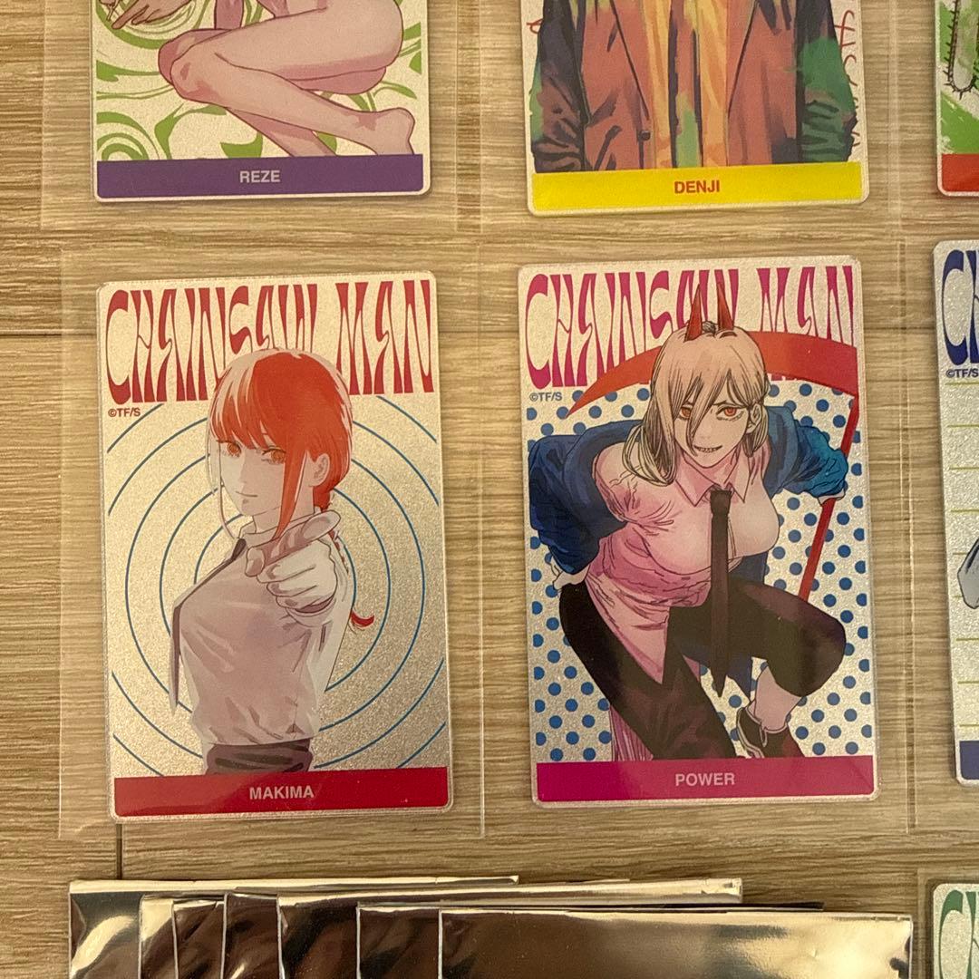チェンソーマン　メタリックアクリルカードコレクション　全種　7点　新品