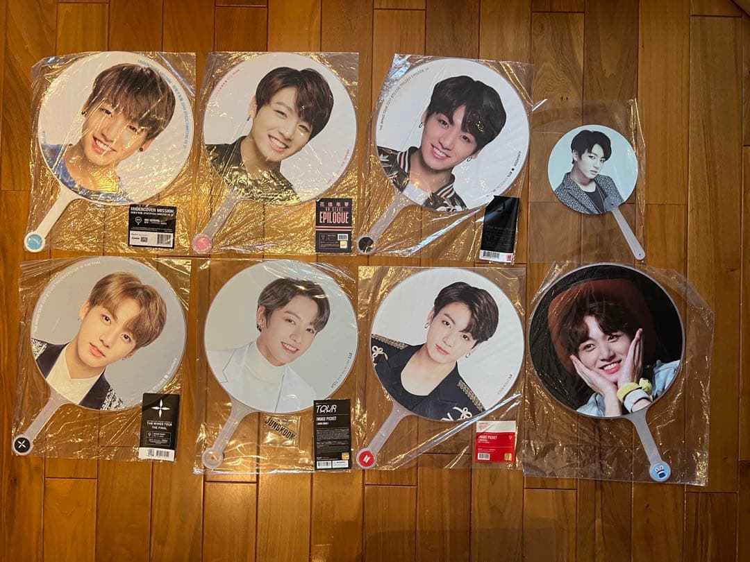 ジョングク 公式 グッズ うちわ フラッグ　プレフォト