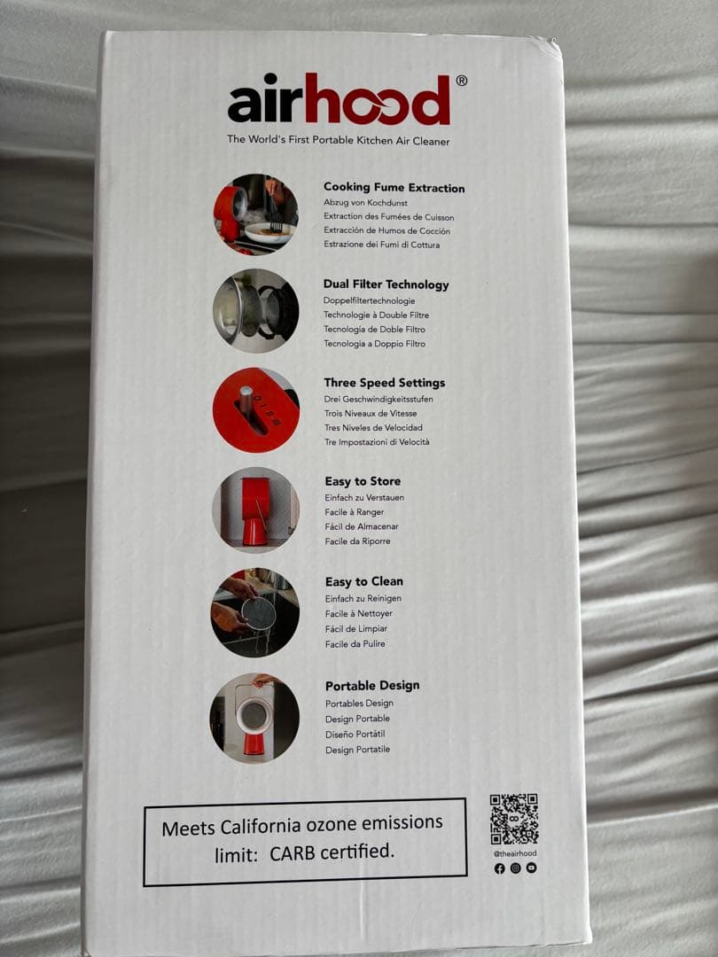 新品未使用　airhood air hood エアフード