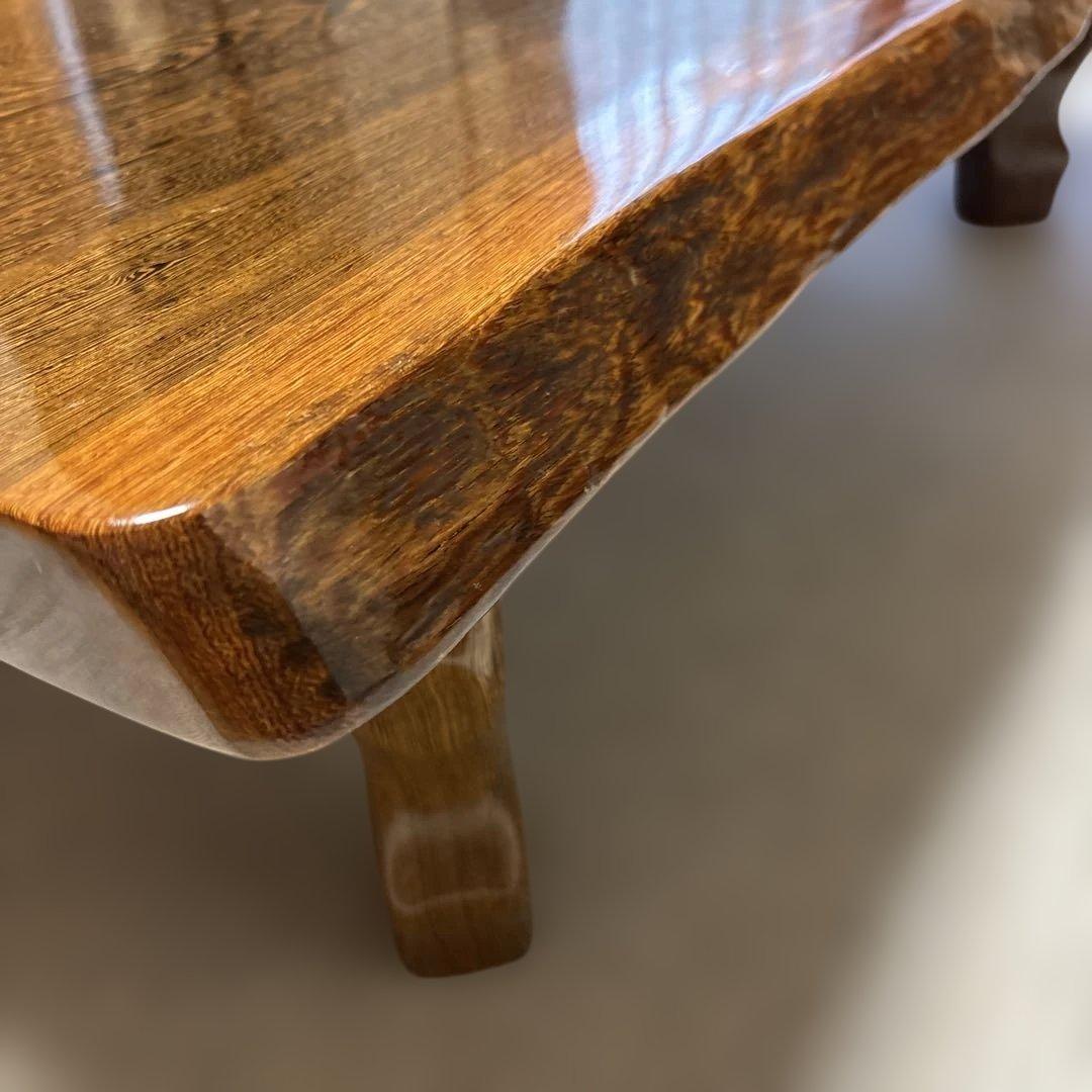 柿の木　一枚板　座卓