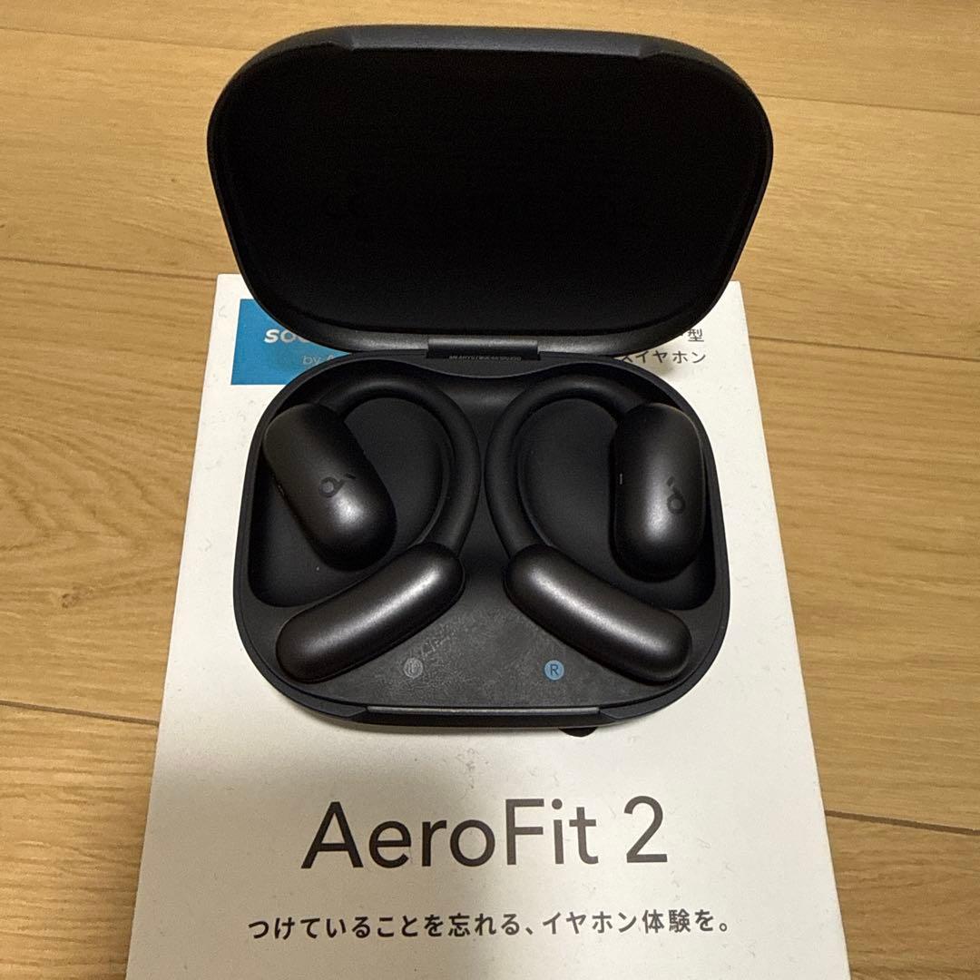 Anker soundcore AeroFit 2 ブラック ワイヤレスイヤホン
