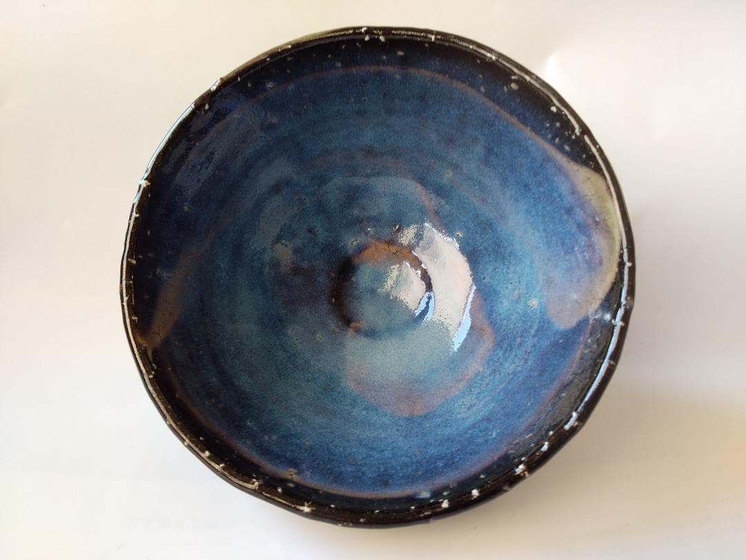 れもん萩焼 光彩庵 茶陶 山根清玩 作 青萩茶碗 共箱 栞 茶器抹茶碗新品