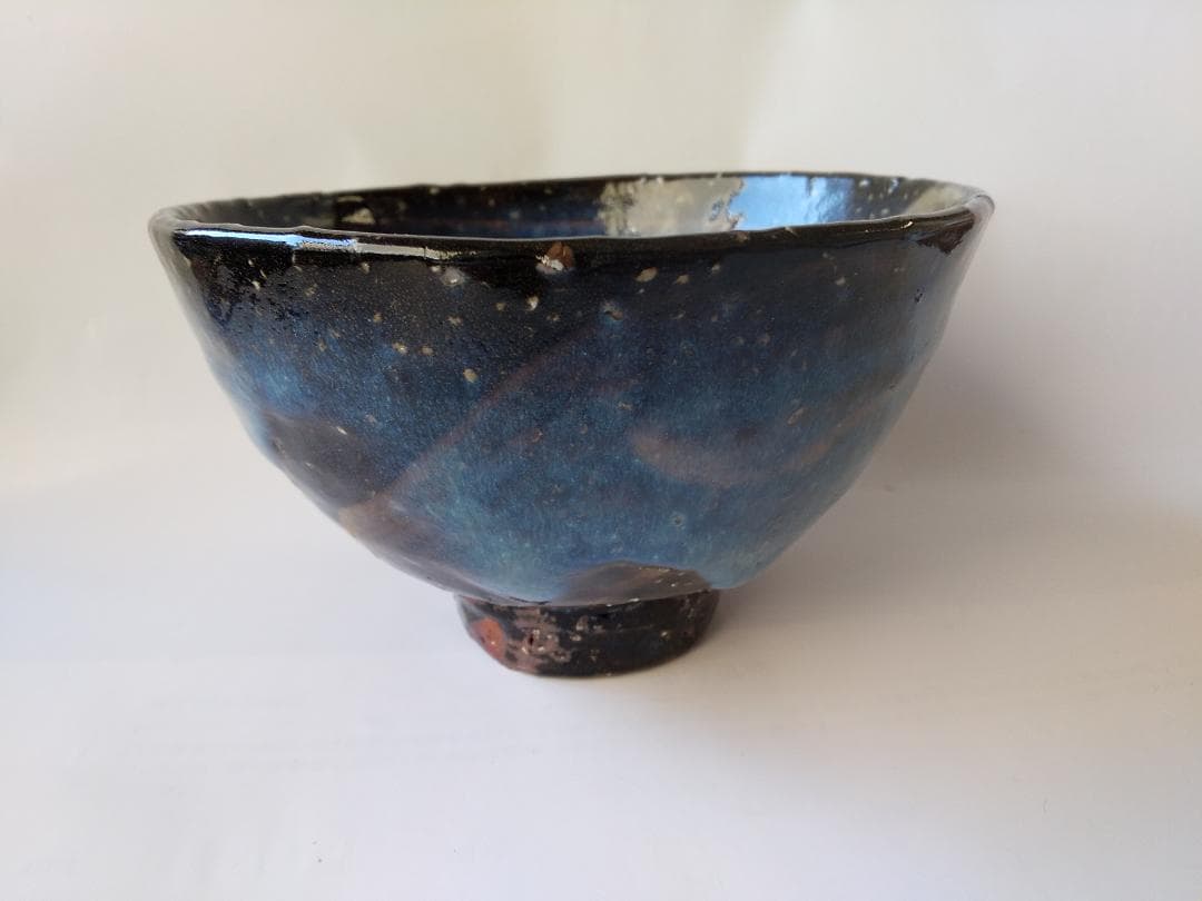 れもん萩焼 光彩庵 茶陶 山根清玩 作 青萩茶碗 共箱 栞 茶器抹茶碗新品