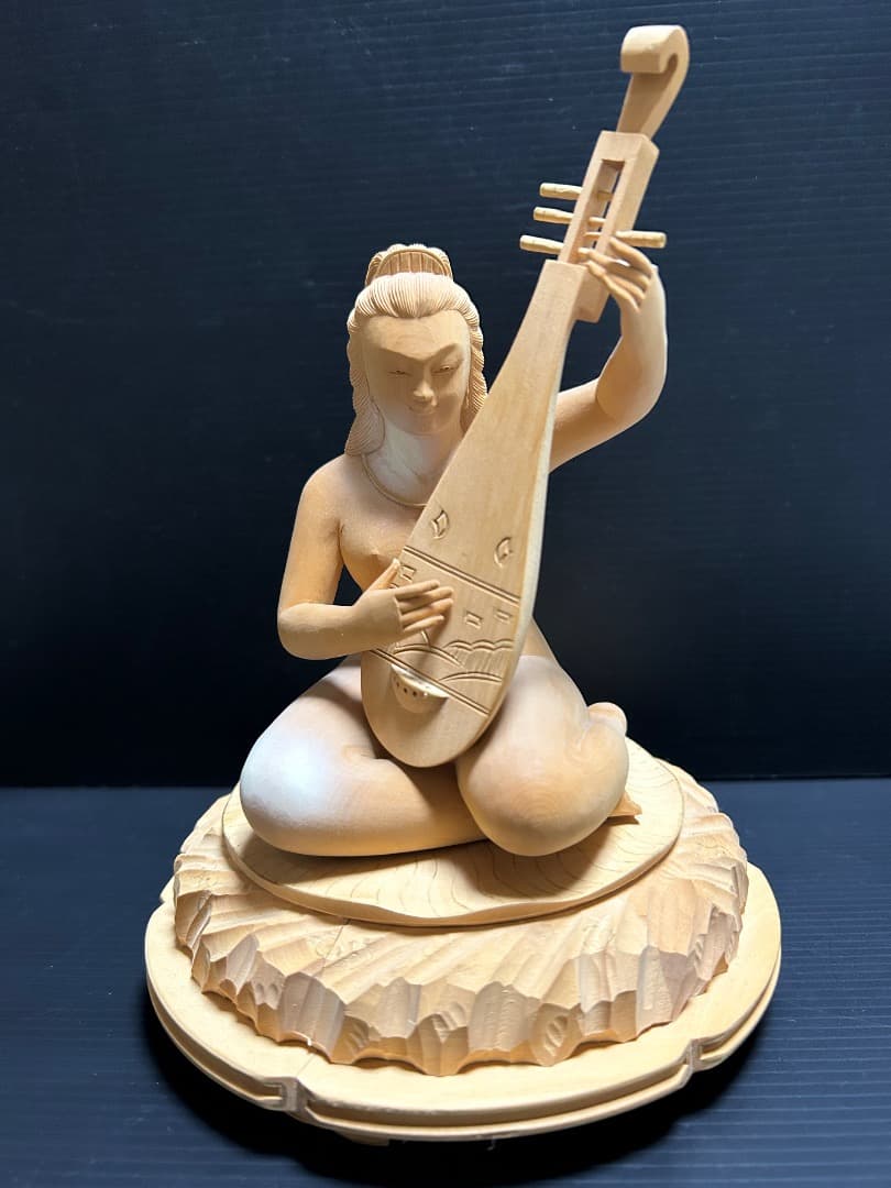 秘宝 裸弁天 (木彫)