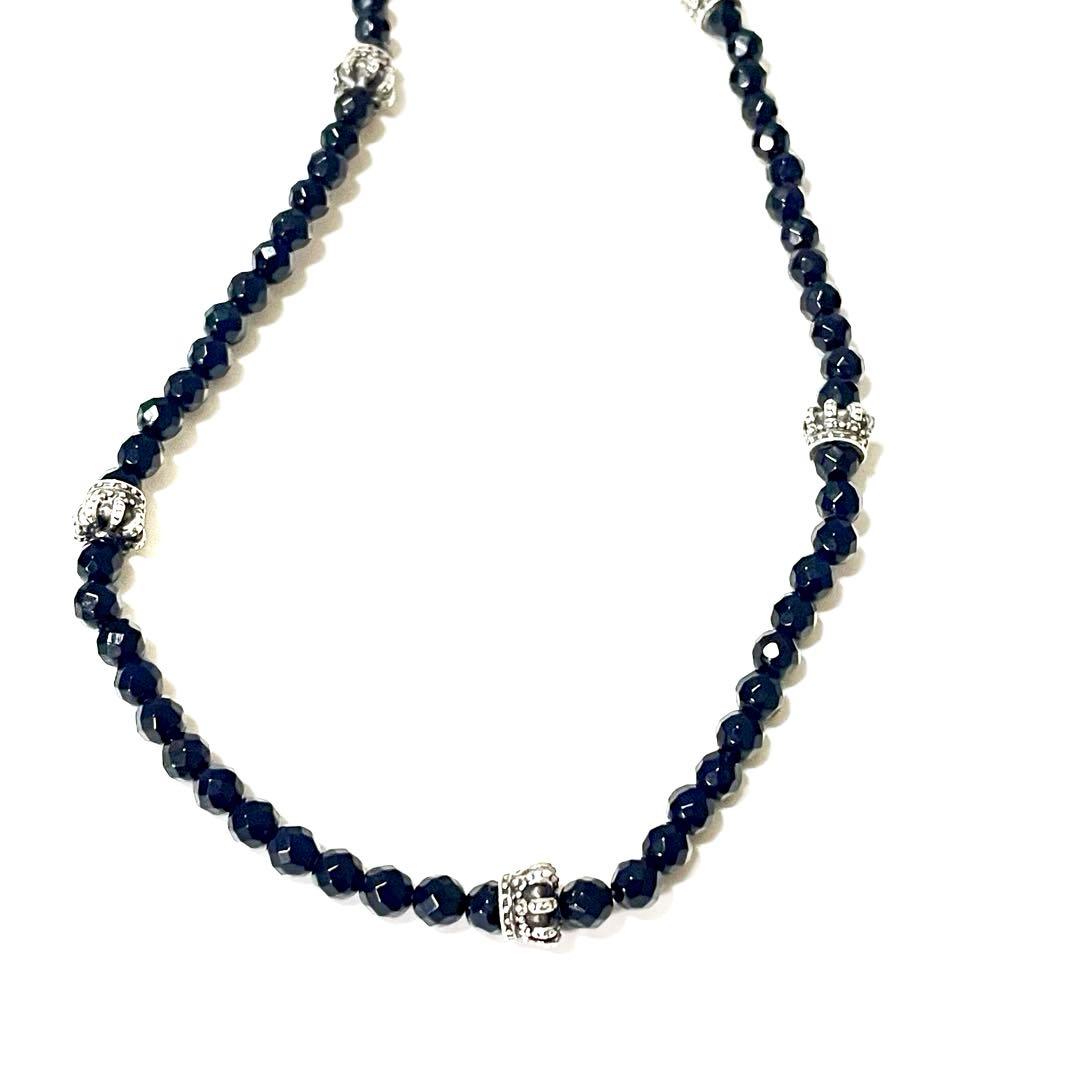 JUSTIN DAVIS クラウン オニキス ブレスレット ブラック sv925