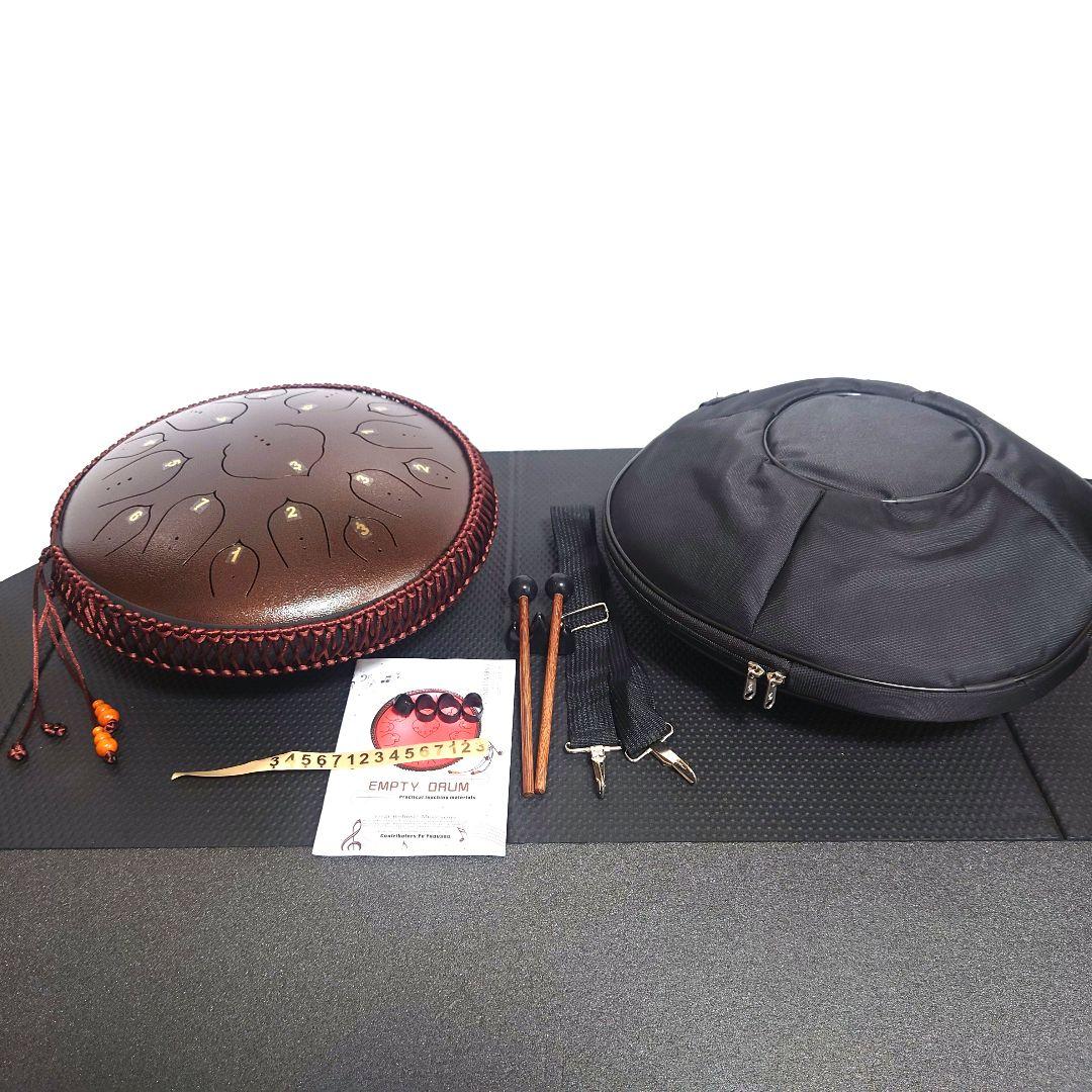 71】スチールタンドラム　大　30cm　Dキー15音　パンドラム　ハンドドラム