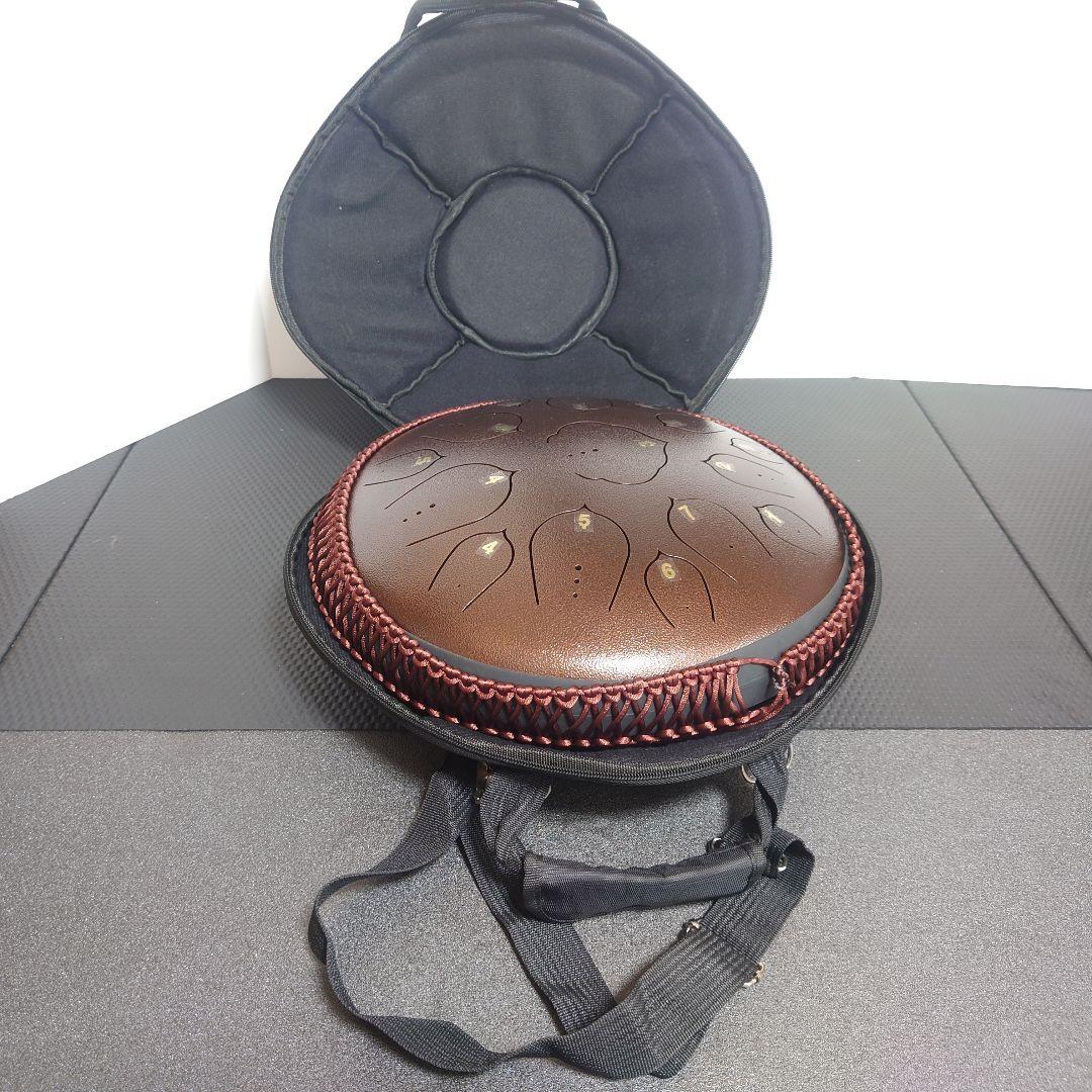 71】スチールタンドラム　大　30cm　Dキー15音　パンドラム　ハンドドラム