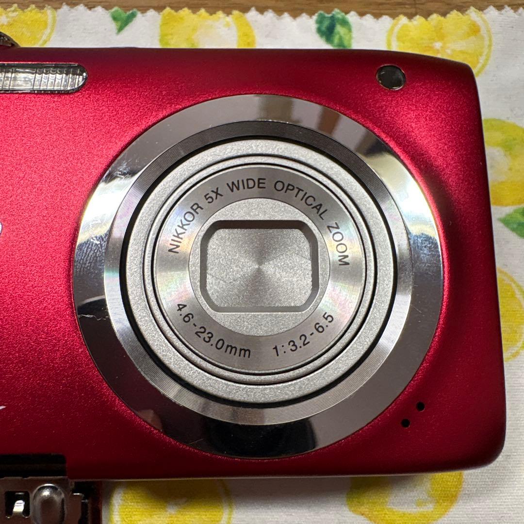 【極美品】NIKON COOLPIX A100 レッド 希少