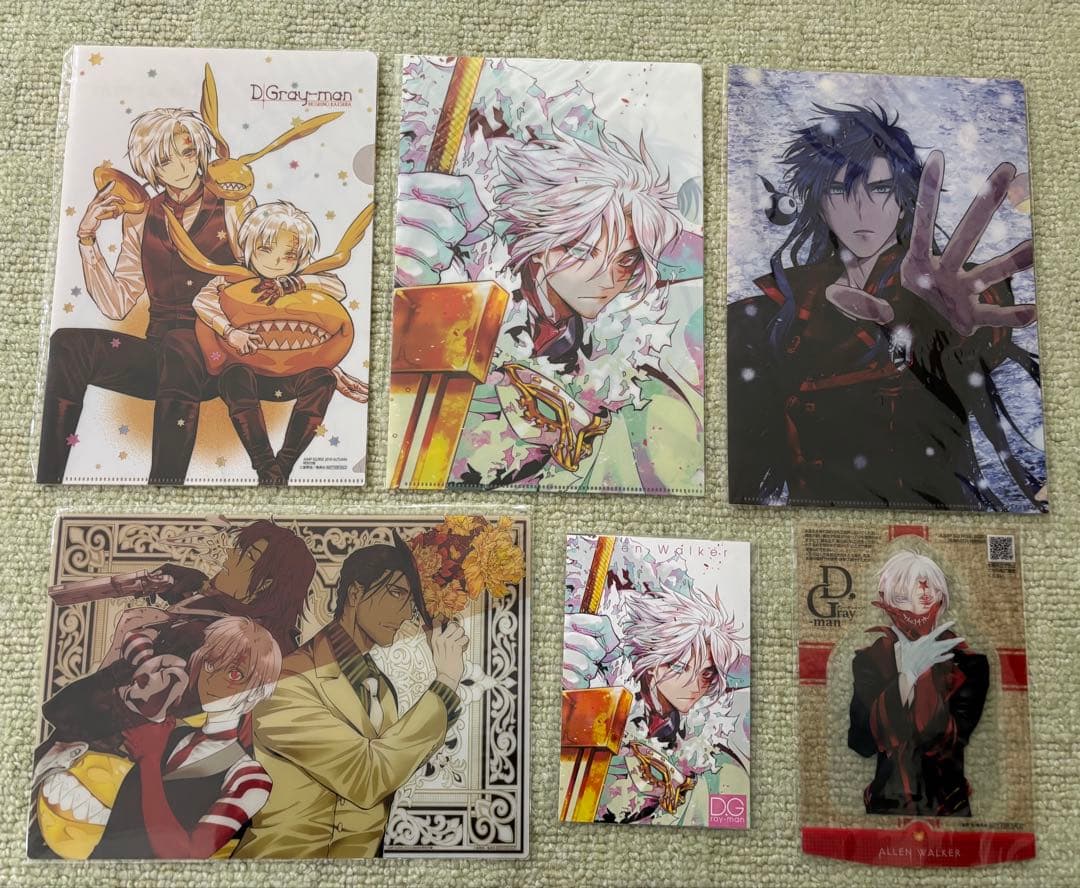 【未開封】D.Gray-man　ジャンプSQ.RISE　クリアファイル等11点