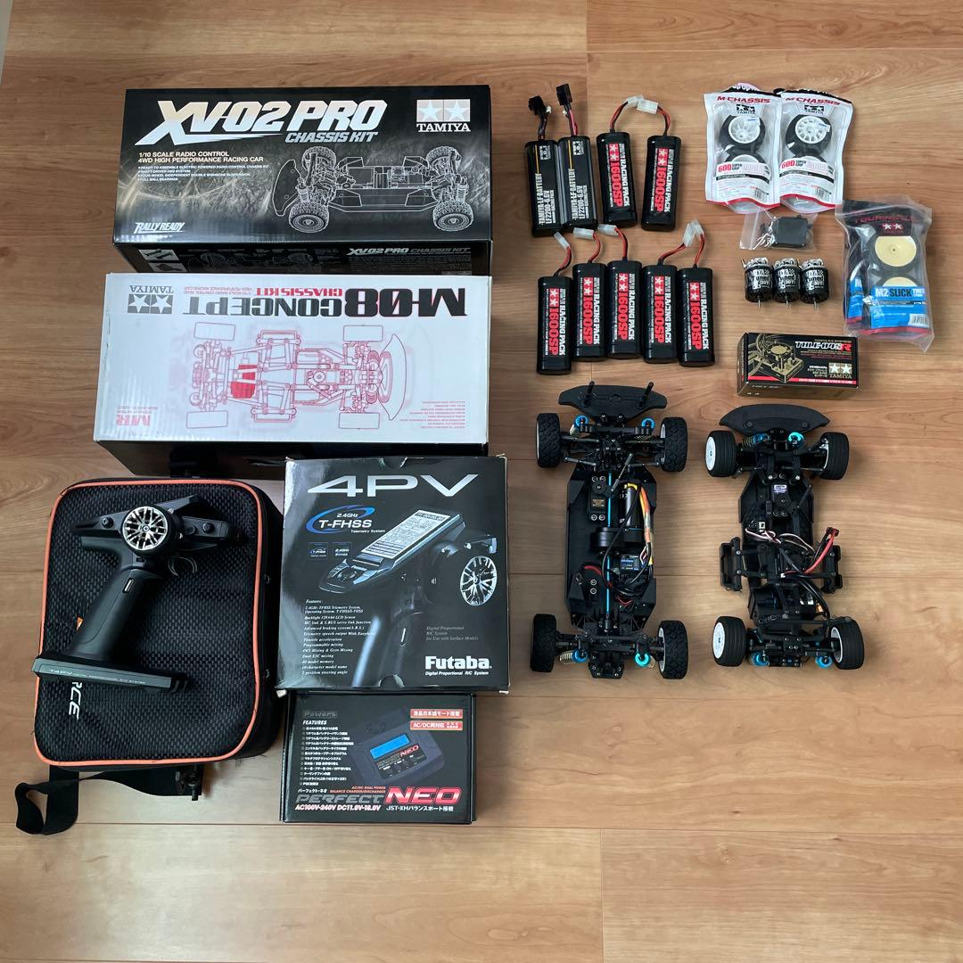 タミヤ M-08 XV-02 メカ付き フタバ4PV タミグラ タミチャレ