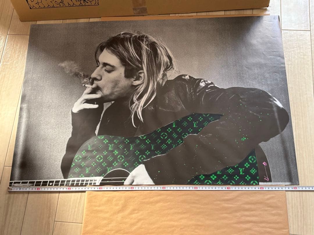 【新品】 ニルヴァーナ　カートコバーン ポスター　VUITTON