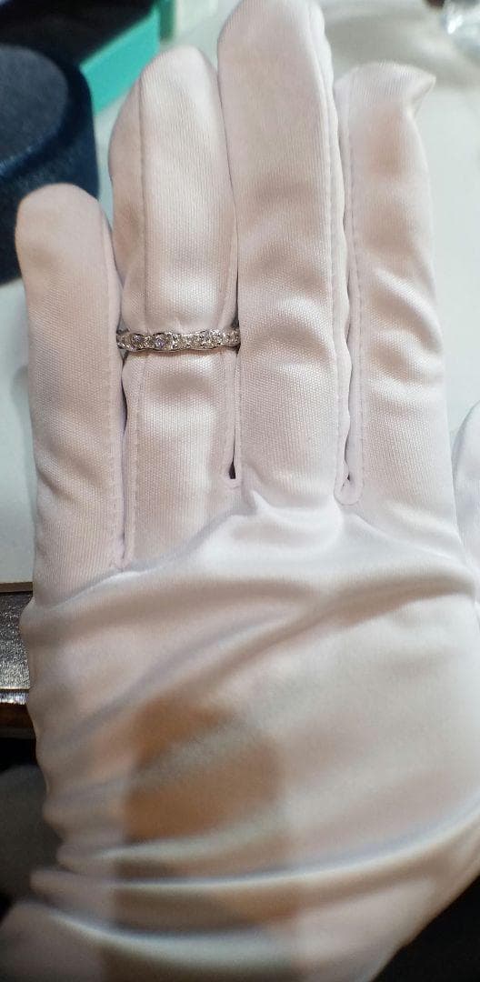 専用！4300円割引！お得エタニティ♡最高級モアサナイト　ウェーブエタニティ