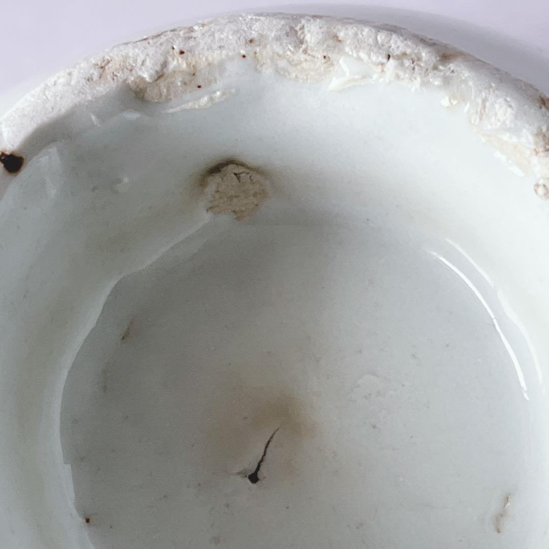 李朝　白磁　茶碗　骨董