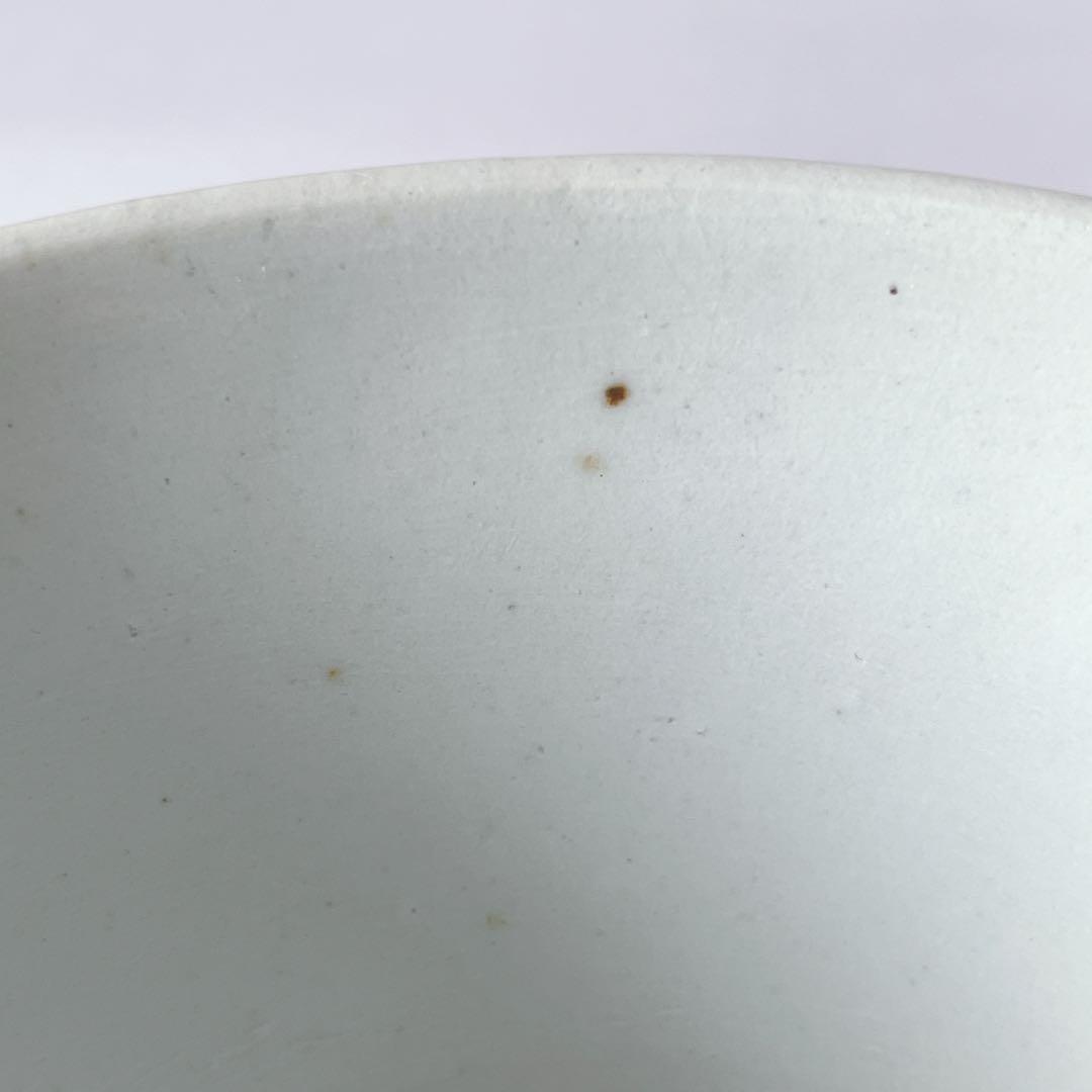 李朝　白磁　茶碗　骨董