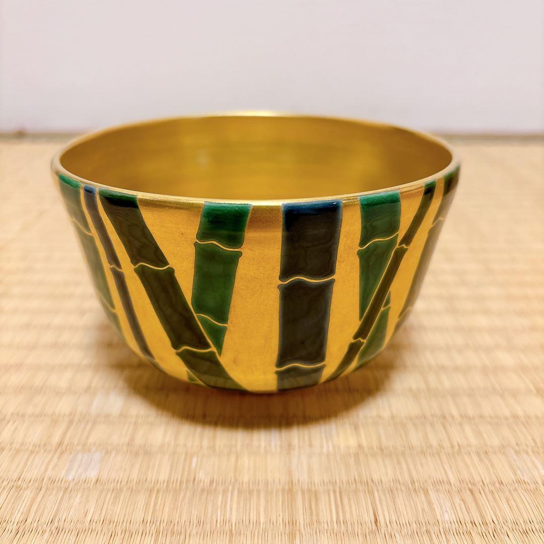 相模 竜泉　茶道具　抹茶茶碗　色絵　清水焼