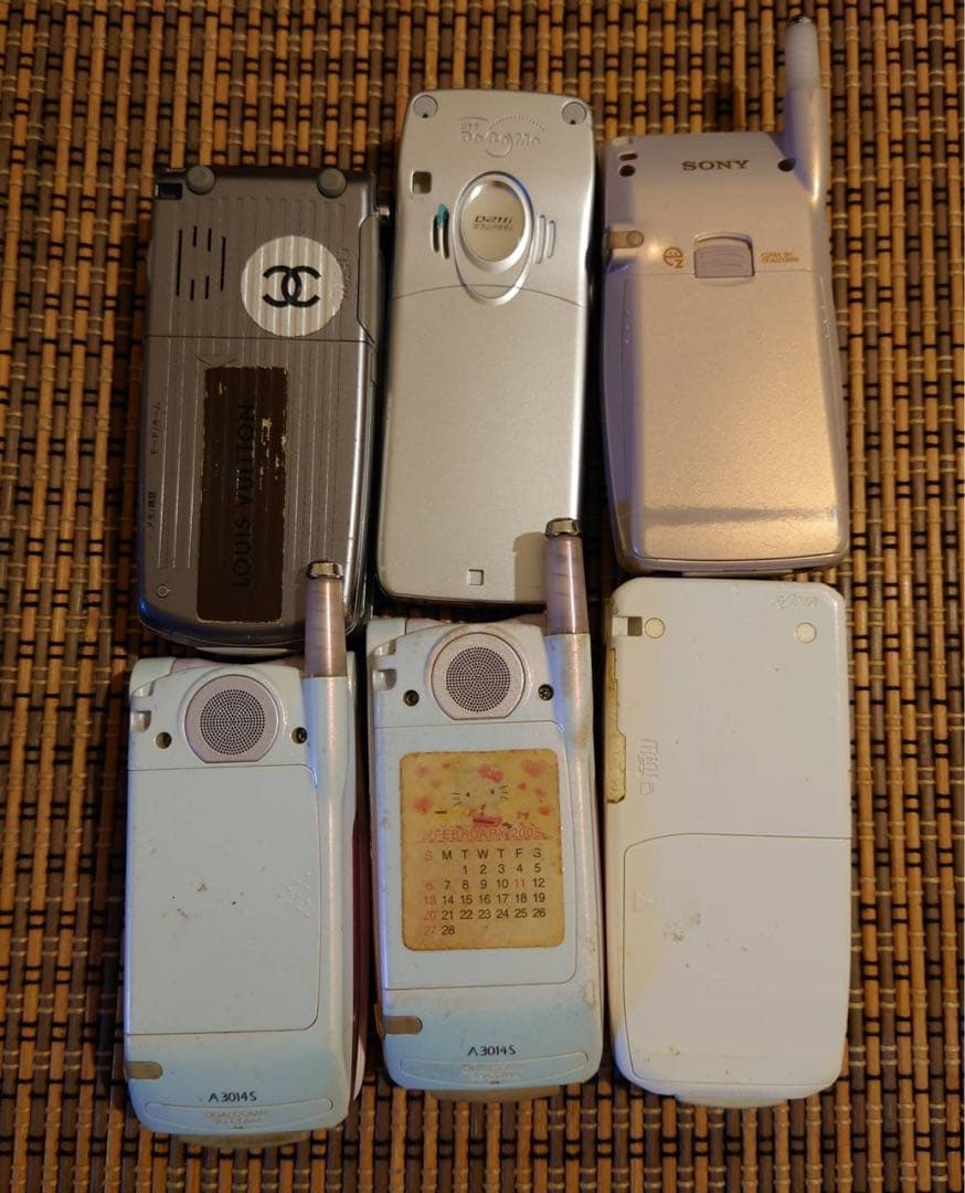 ガラケー6台