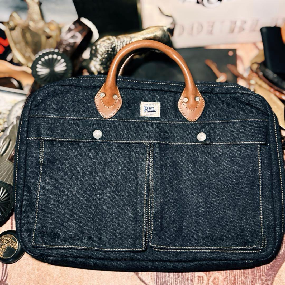 RRL デニムダンガリー ブリーフケース