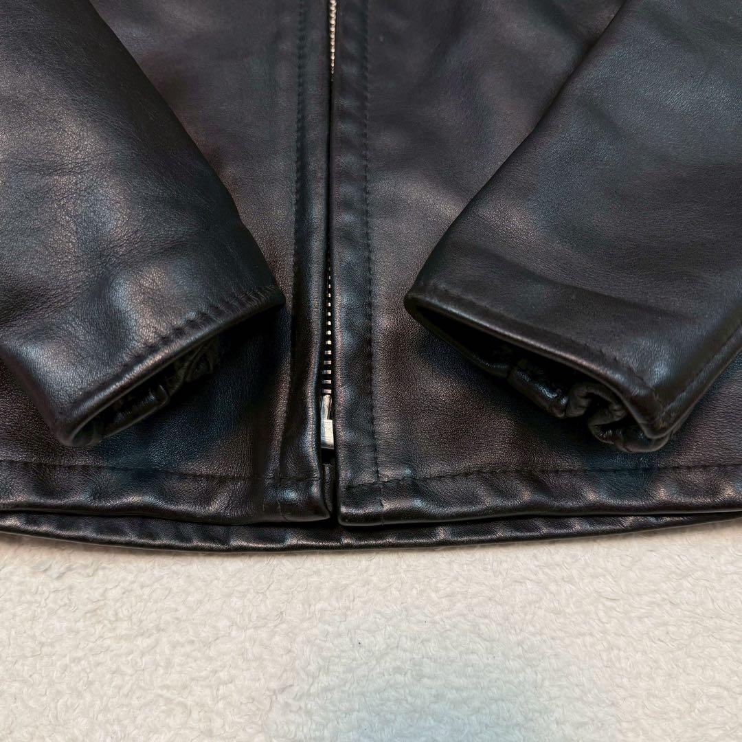 美品 SCHOTT 642 ライダースジャケット ライナー付 USA製 ブラック