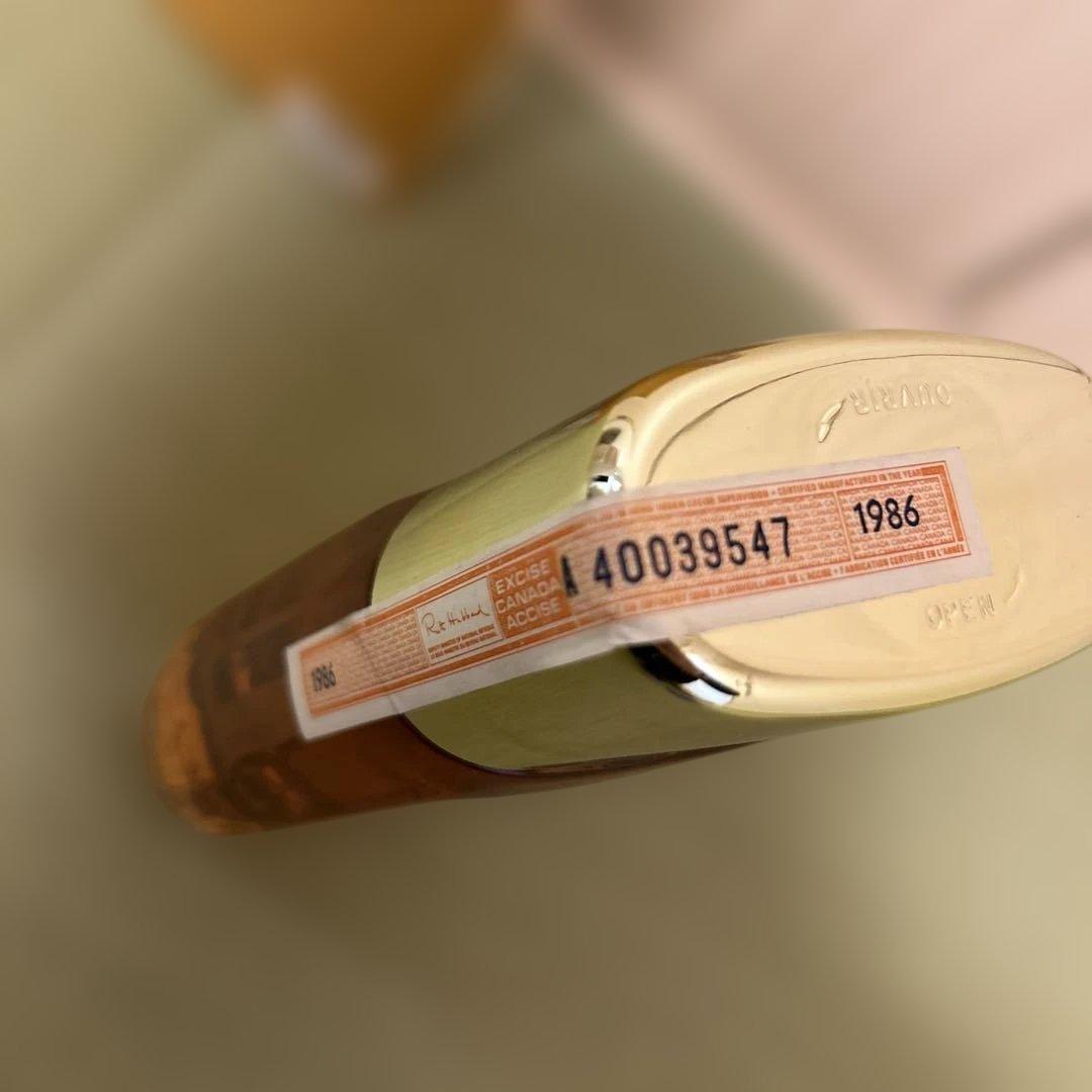 ウイスキー Carrington Canadian Whisky 750ml 1986