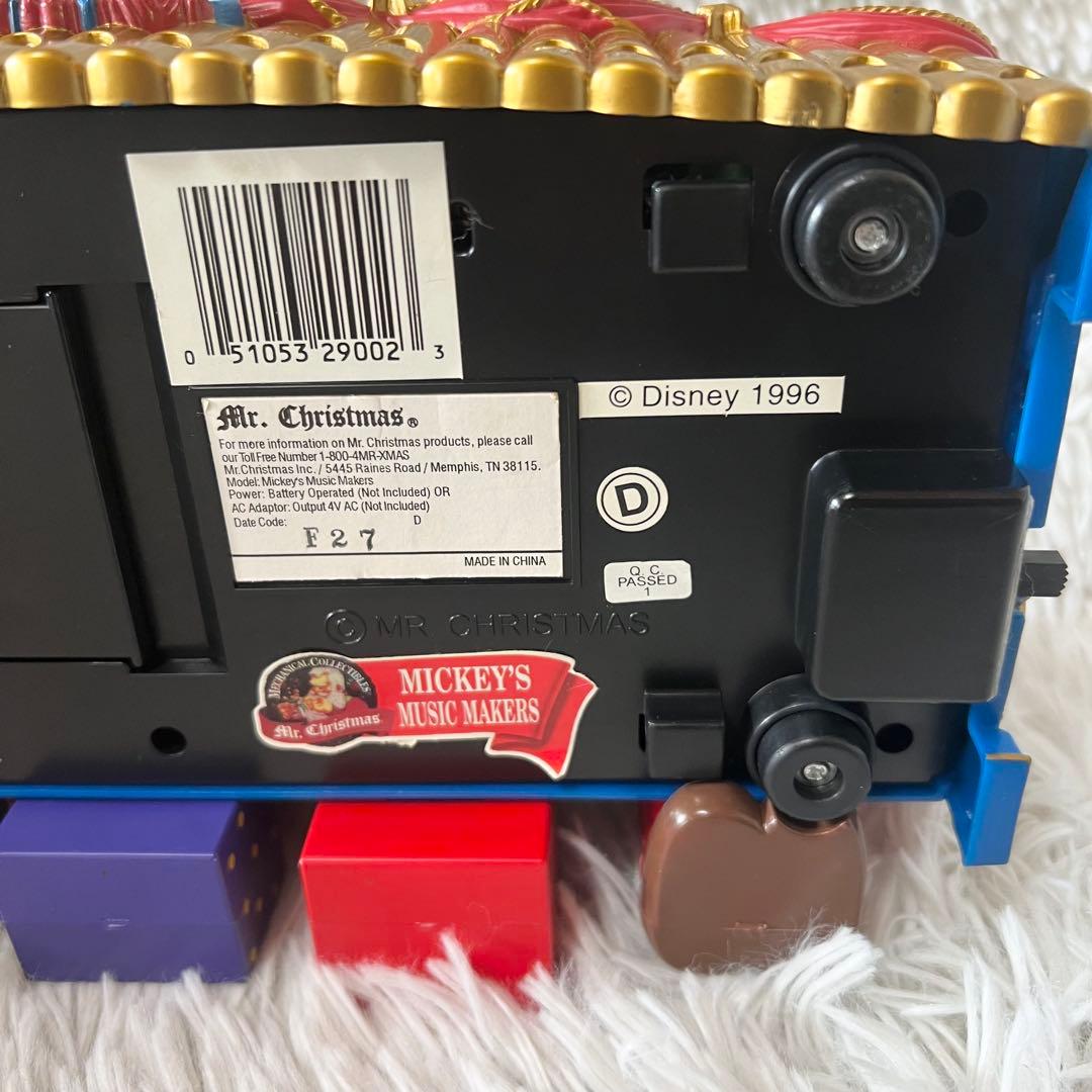 ディズニー クリスマス 演奏　音楽　置物　ミッキーメリーミュージックメイカーズ