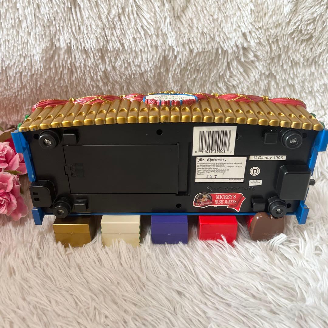 ディズニー クリスマス 演奏　音楽　置物　ミッキーメリーミュージックメイカーズ