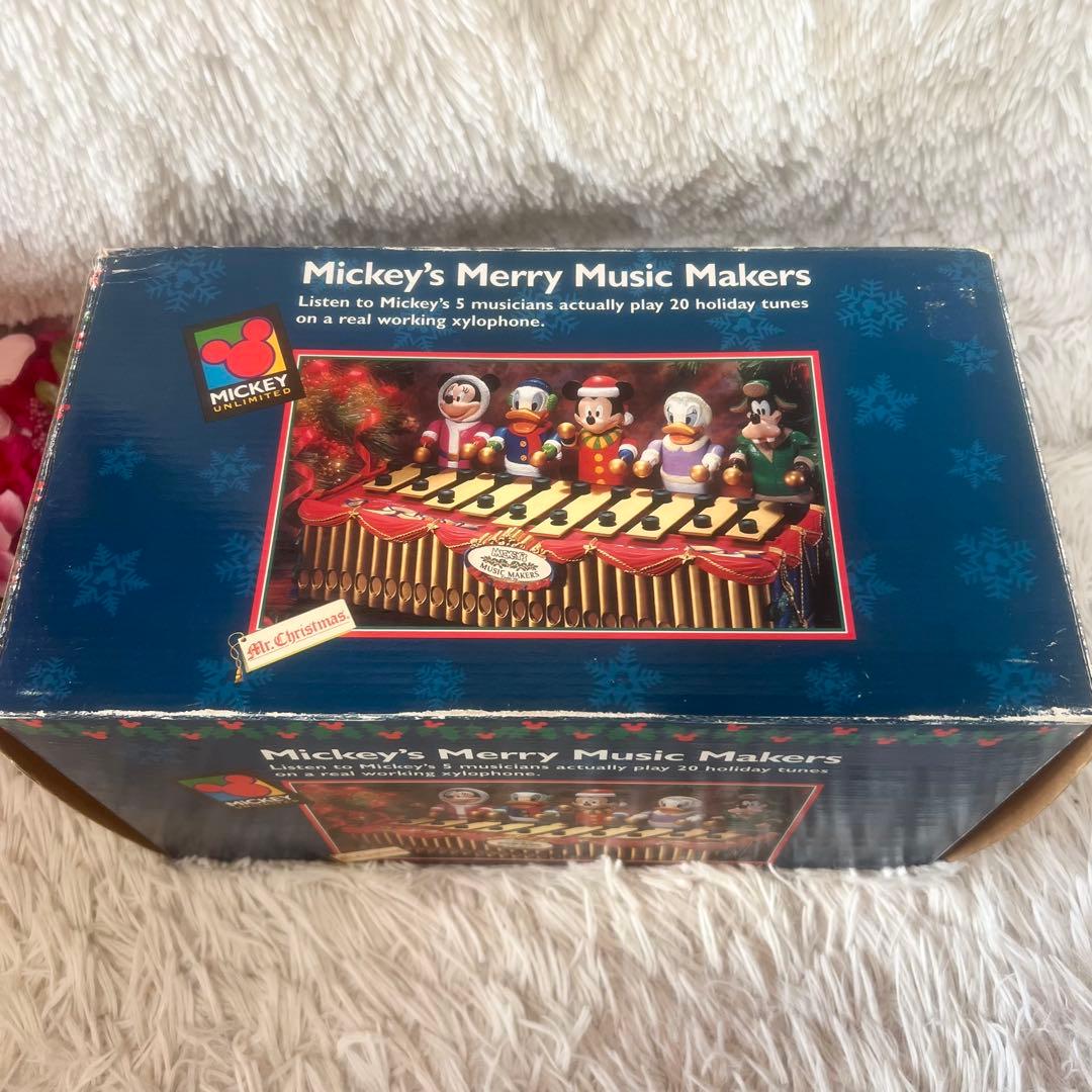 ディズニー クリスマス 演奏　音楽　置物　ミッキーメリーミュージックメイカーズ