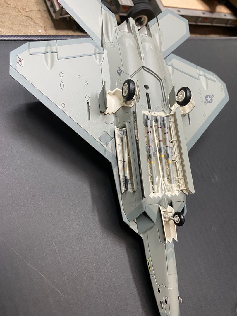 ホビーマスター　1/72 F-22ラプター　アメリカ空軍　ラングレー基地