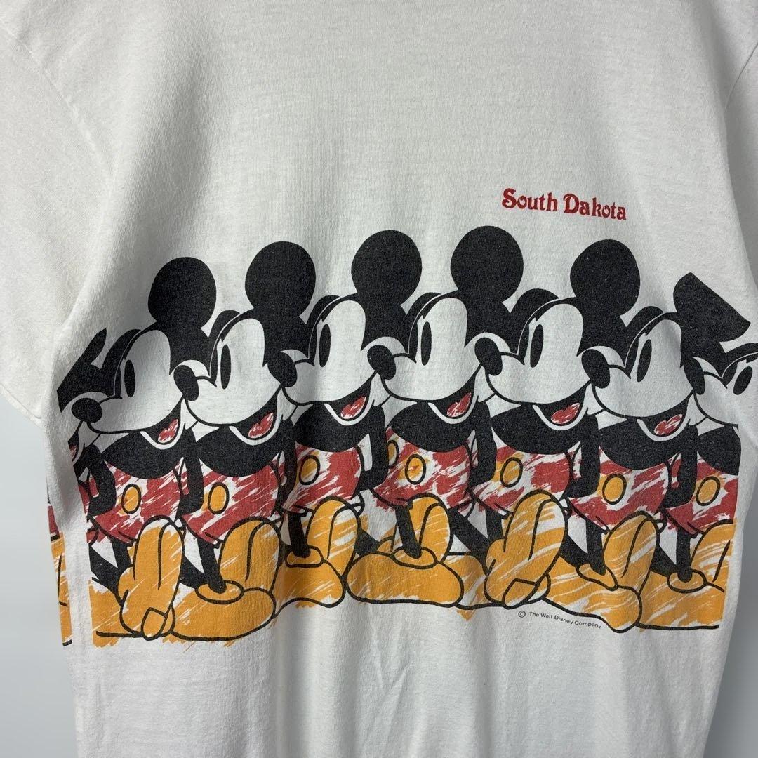 ミッキーマウス Tシャツ アメリカ製USA製　90sホワイト　ジャクソンマティス