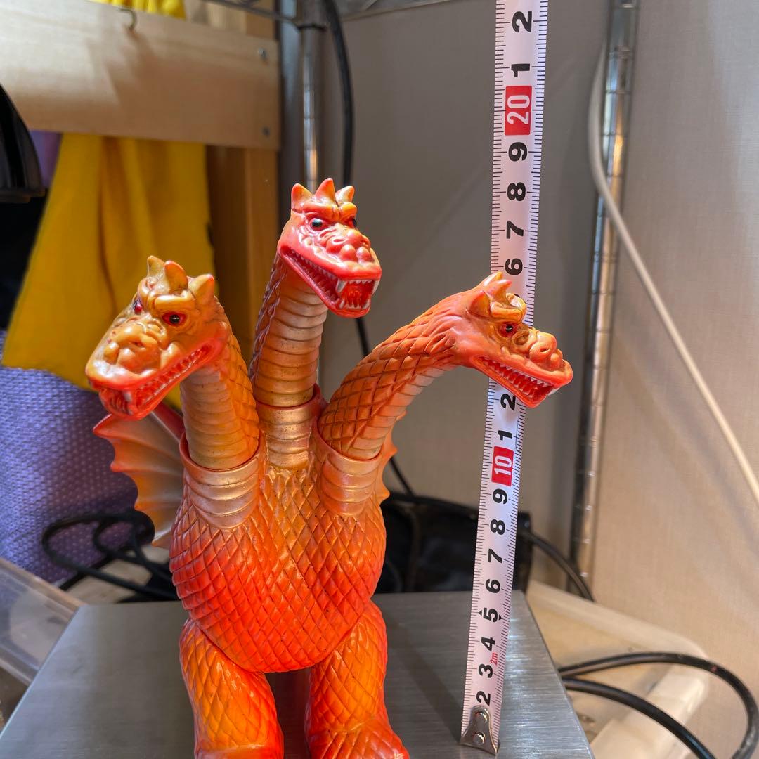 怪獣ソフビ　キングギドラ　マルサン電撃怪獣大作戦 ソフビ