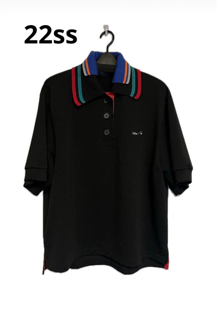 kolor 22ss 鹿の子ポロシャツ