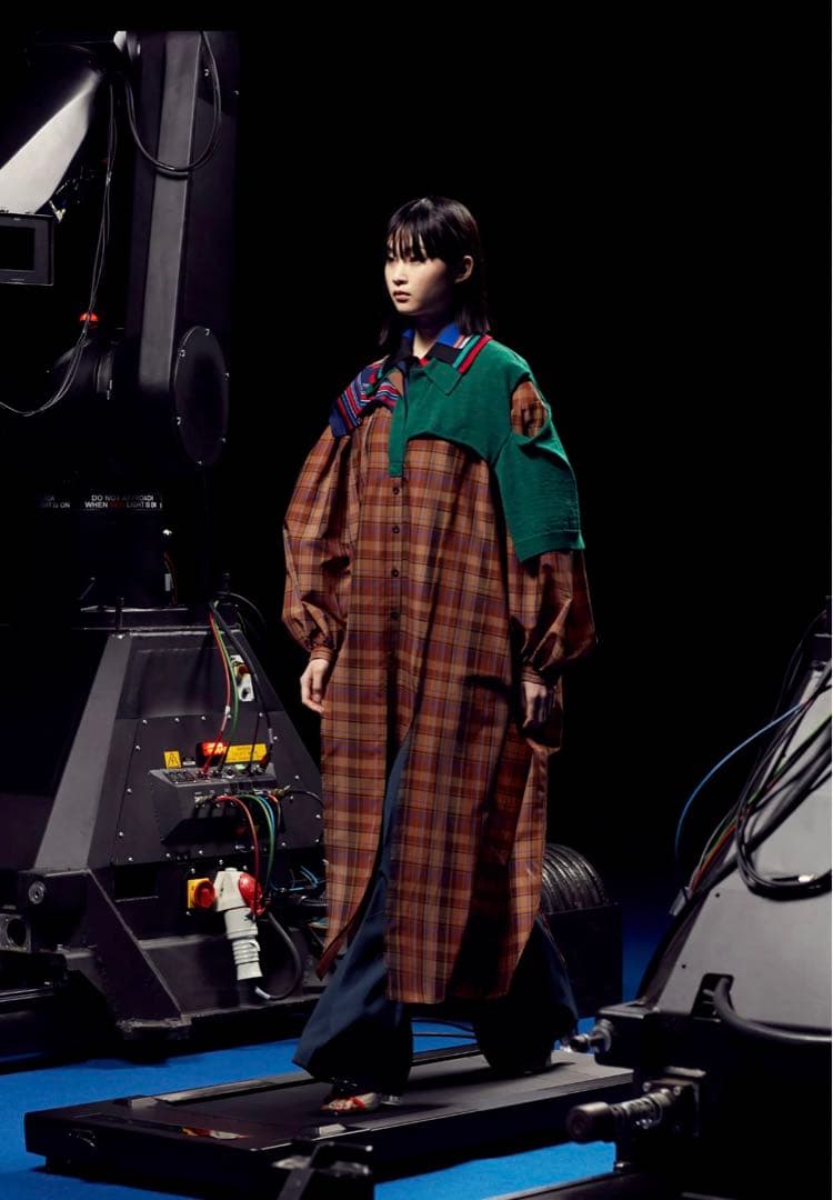 kolor 22ss 鹿の子ポロシャツ