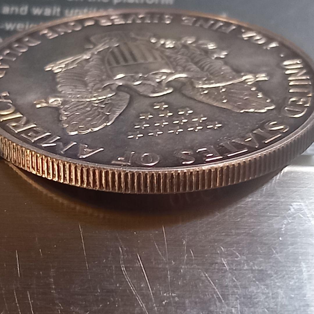 銀貨 ウォーキングリバティ 1トロイオンス 1ダラー 1990年